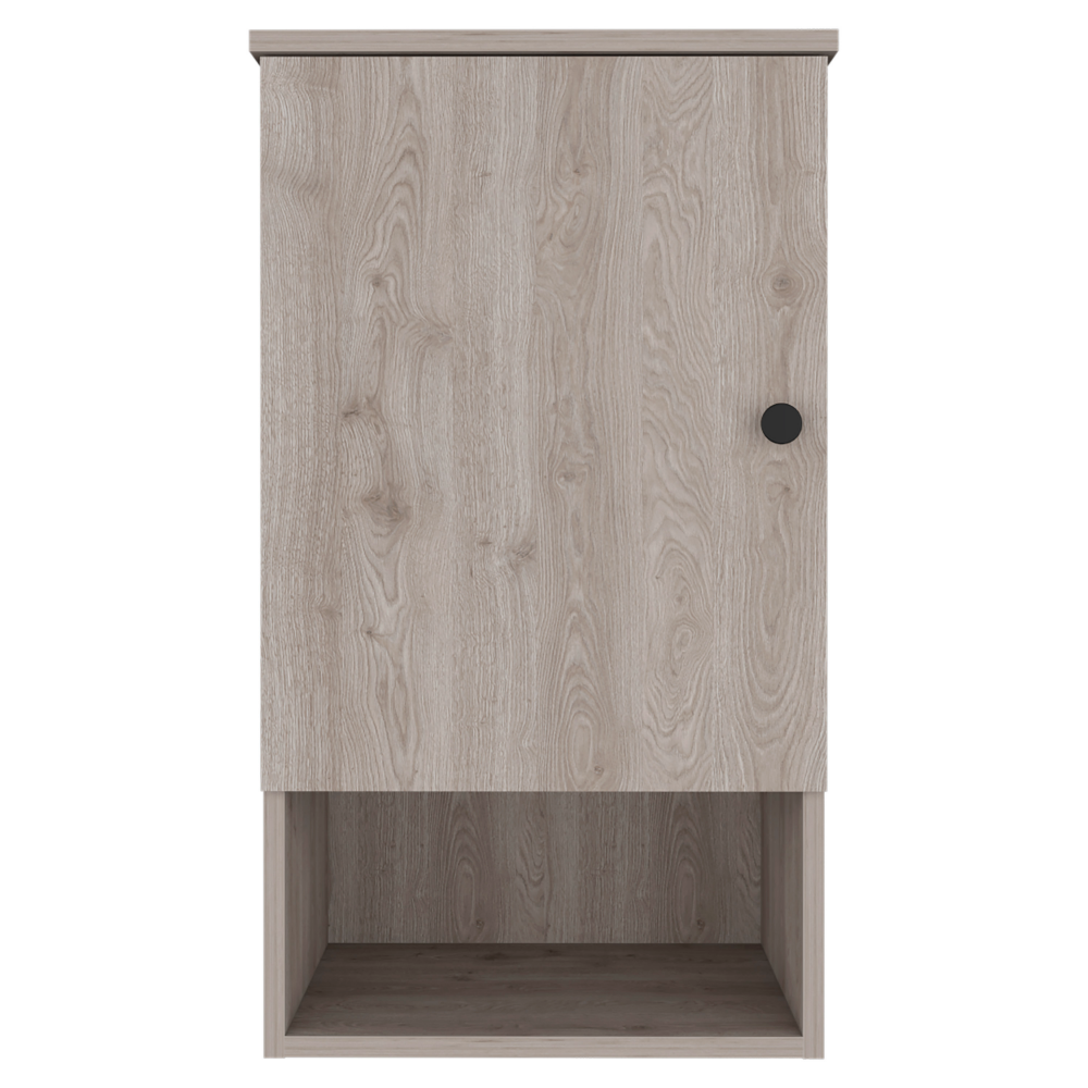 Medicine Cabinet Porto, Two Internal Shelves, Light Gray Finish