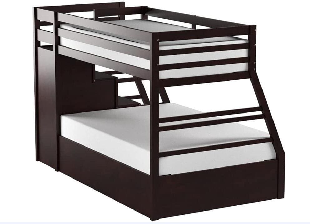 ACME Jason Bunk Bed (Twin/Full) in Espresso 37015