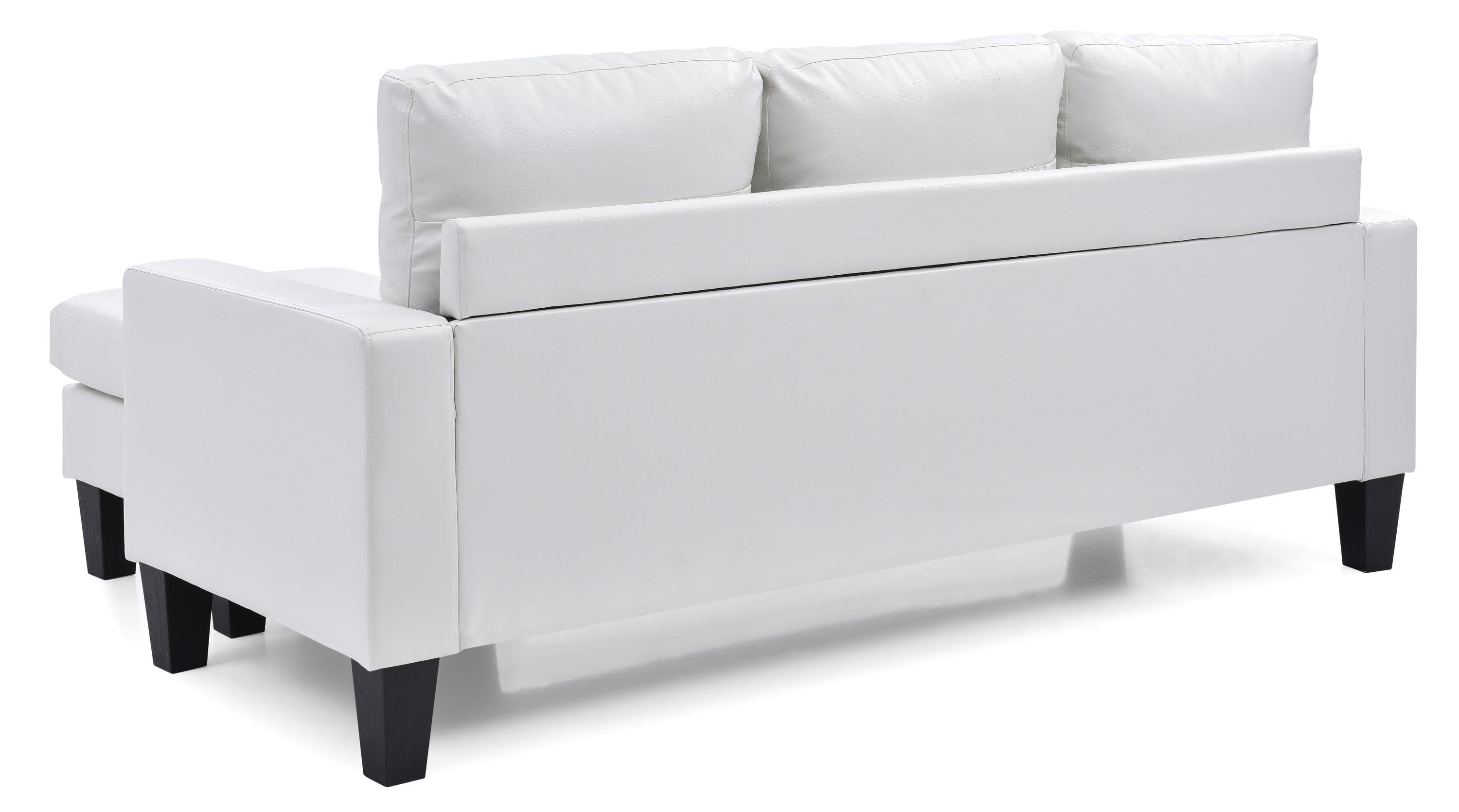 Glory Furniture Jenna G217-SCH Sofa Chaise , WHITE