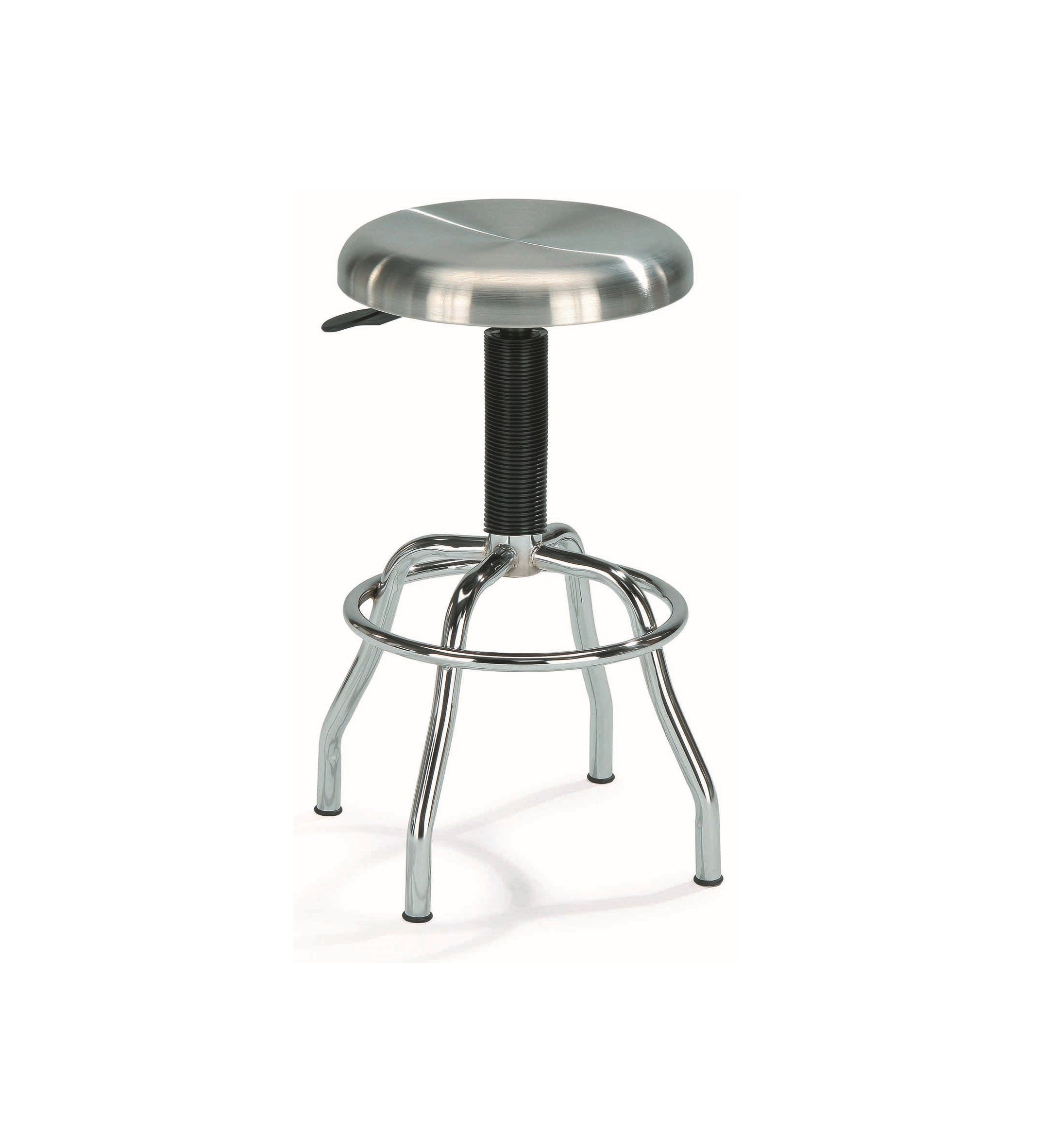 Stainless Steel Adjustable Work Stool Set of 1