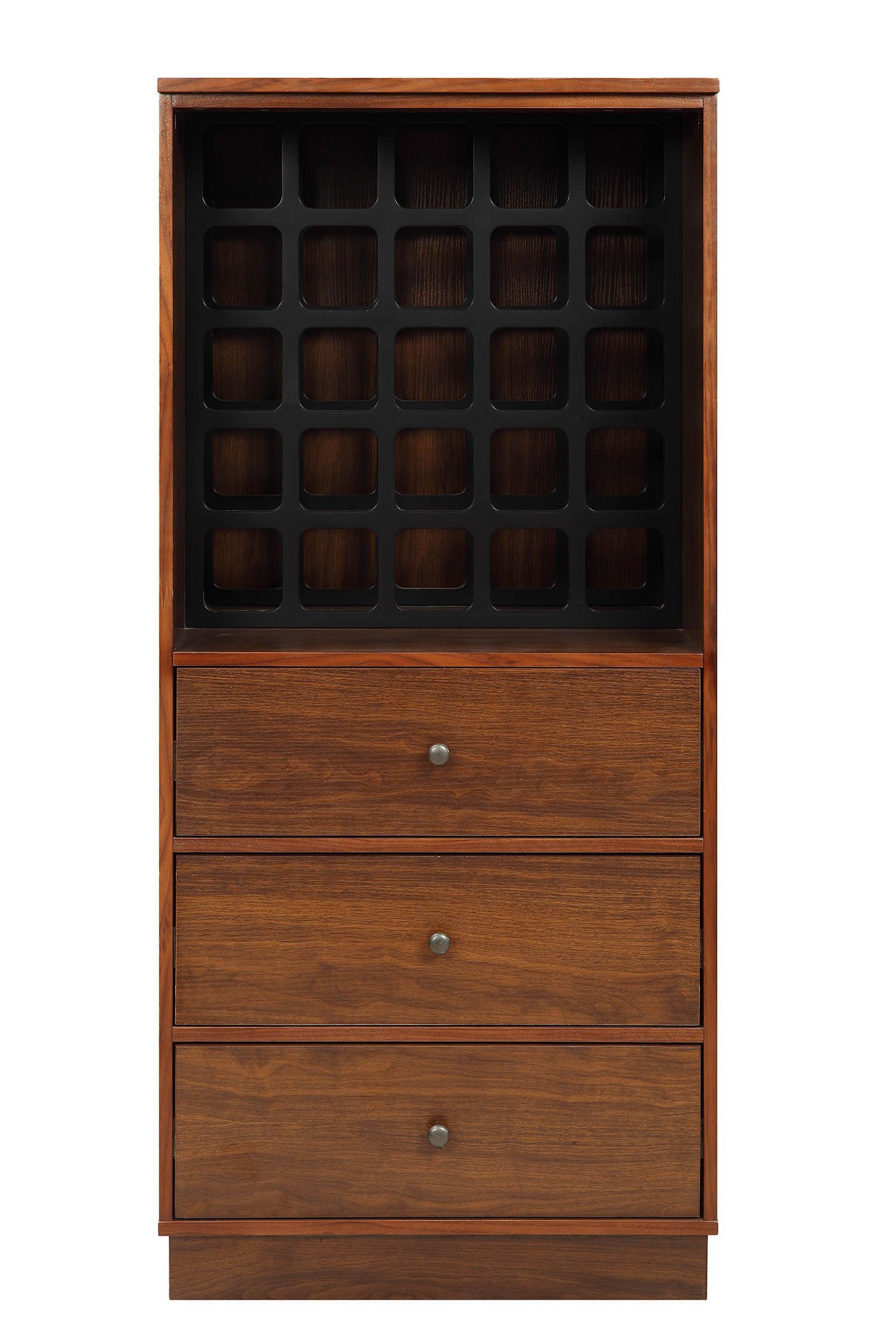 ACME Wiesta Wine Cabinet in Walnut 97542