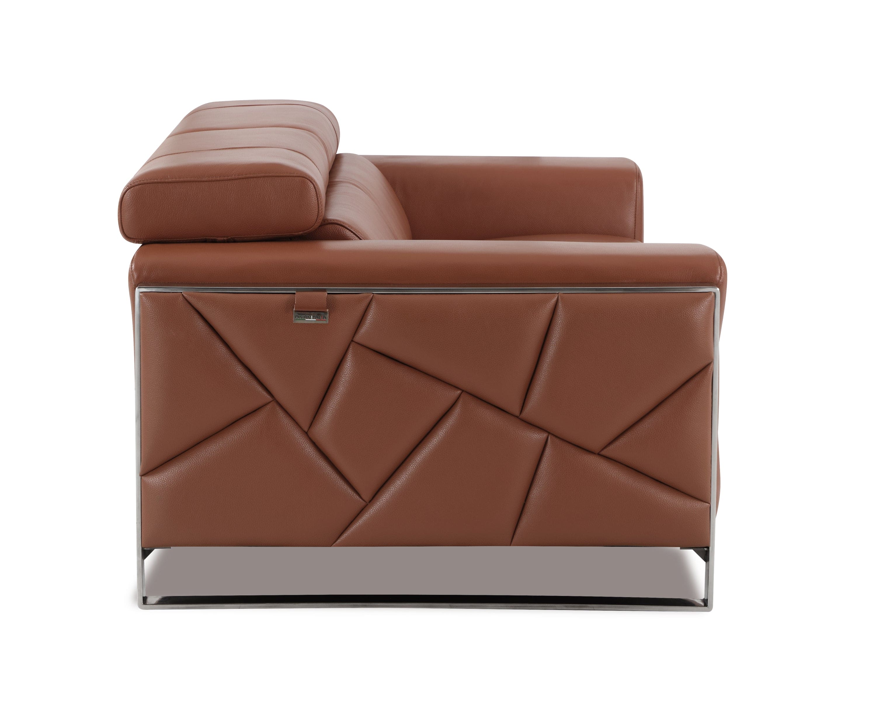 Global United Top Grain Italian Leather  Loveseat