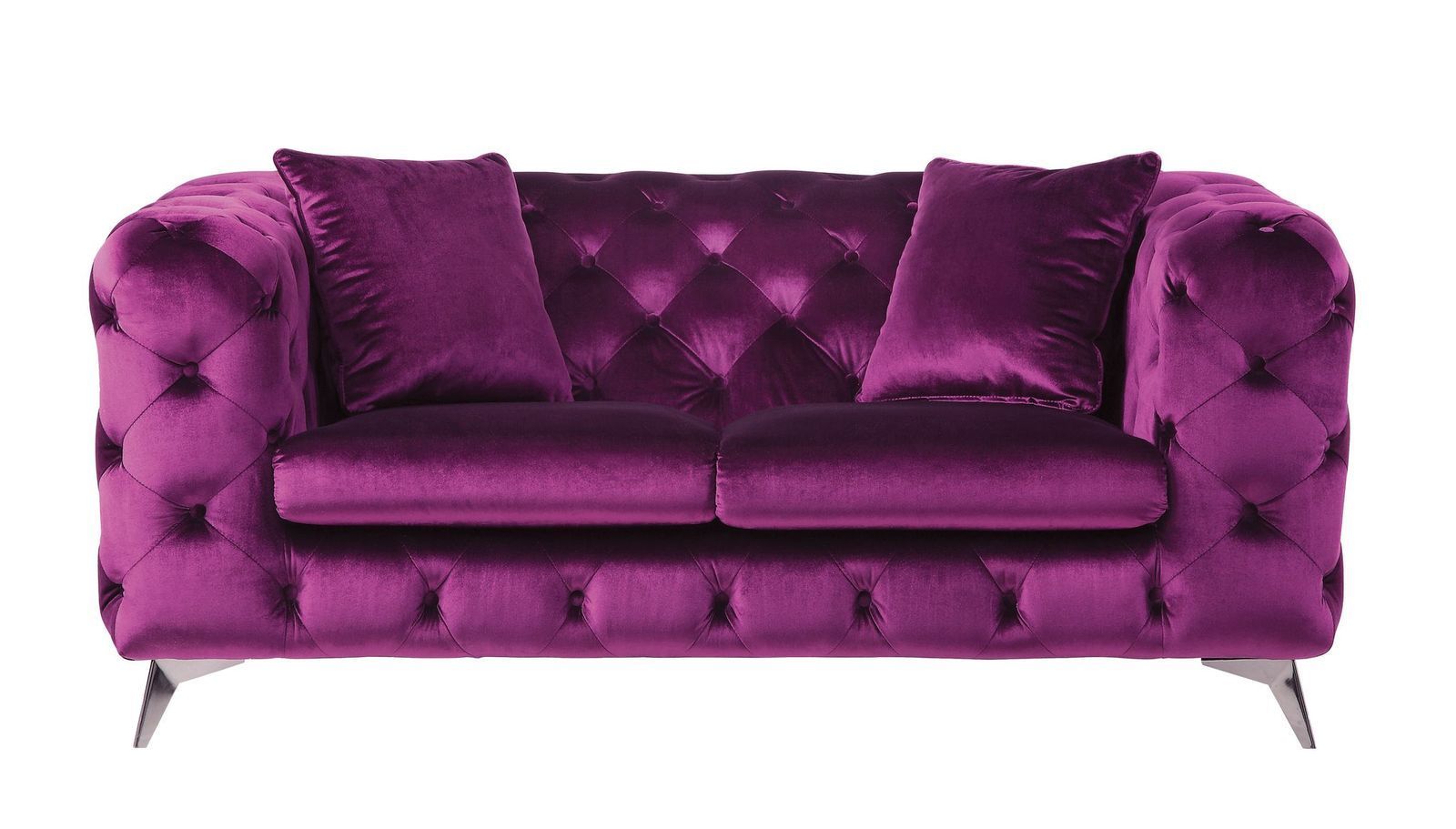 ACME Atronia Loveseat, Purple Fabric 54906