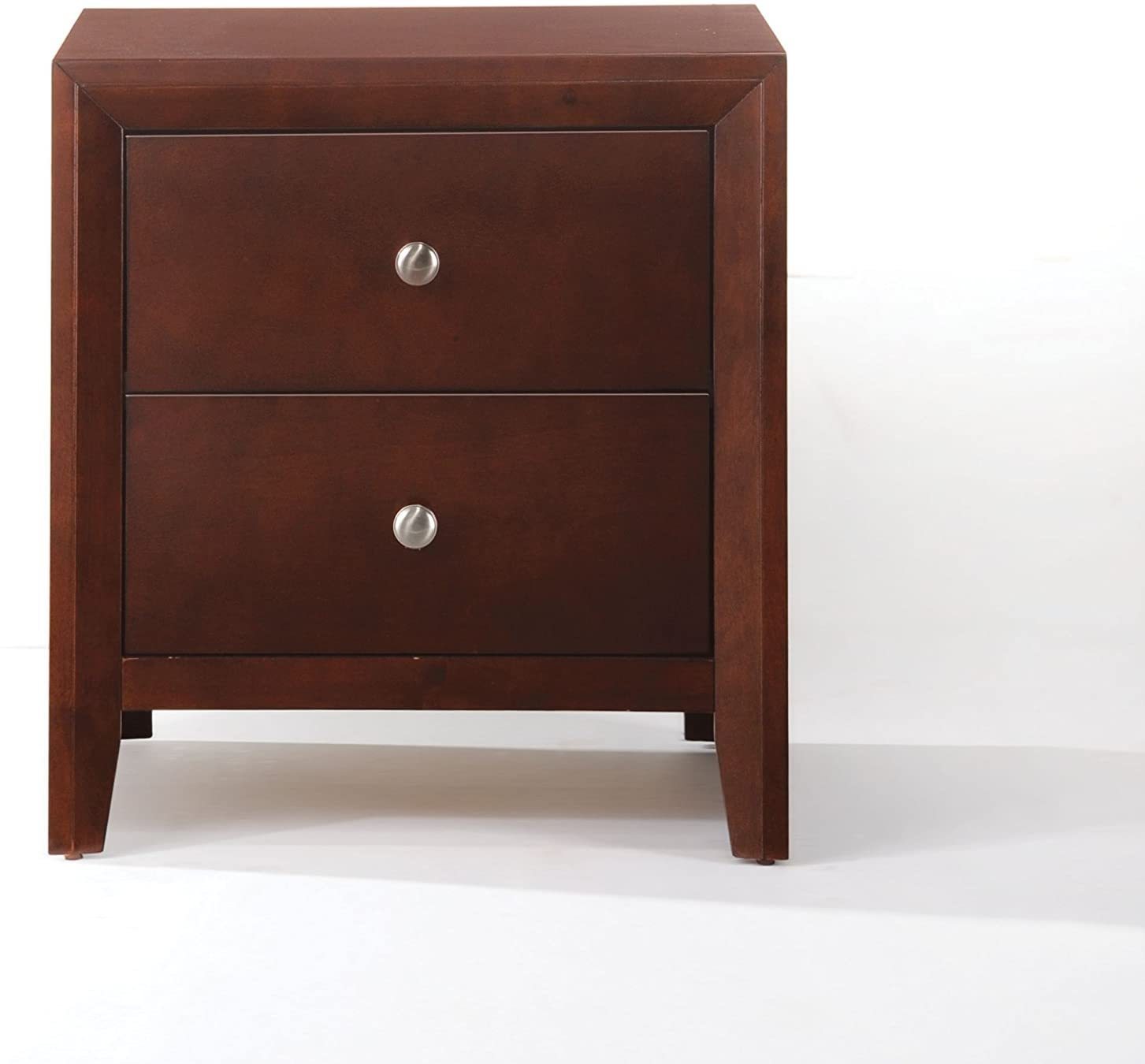 ACME Ilana Nightstand in Brown Cherry 20403