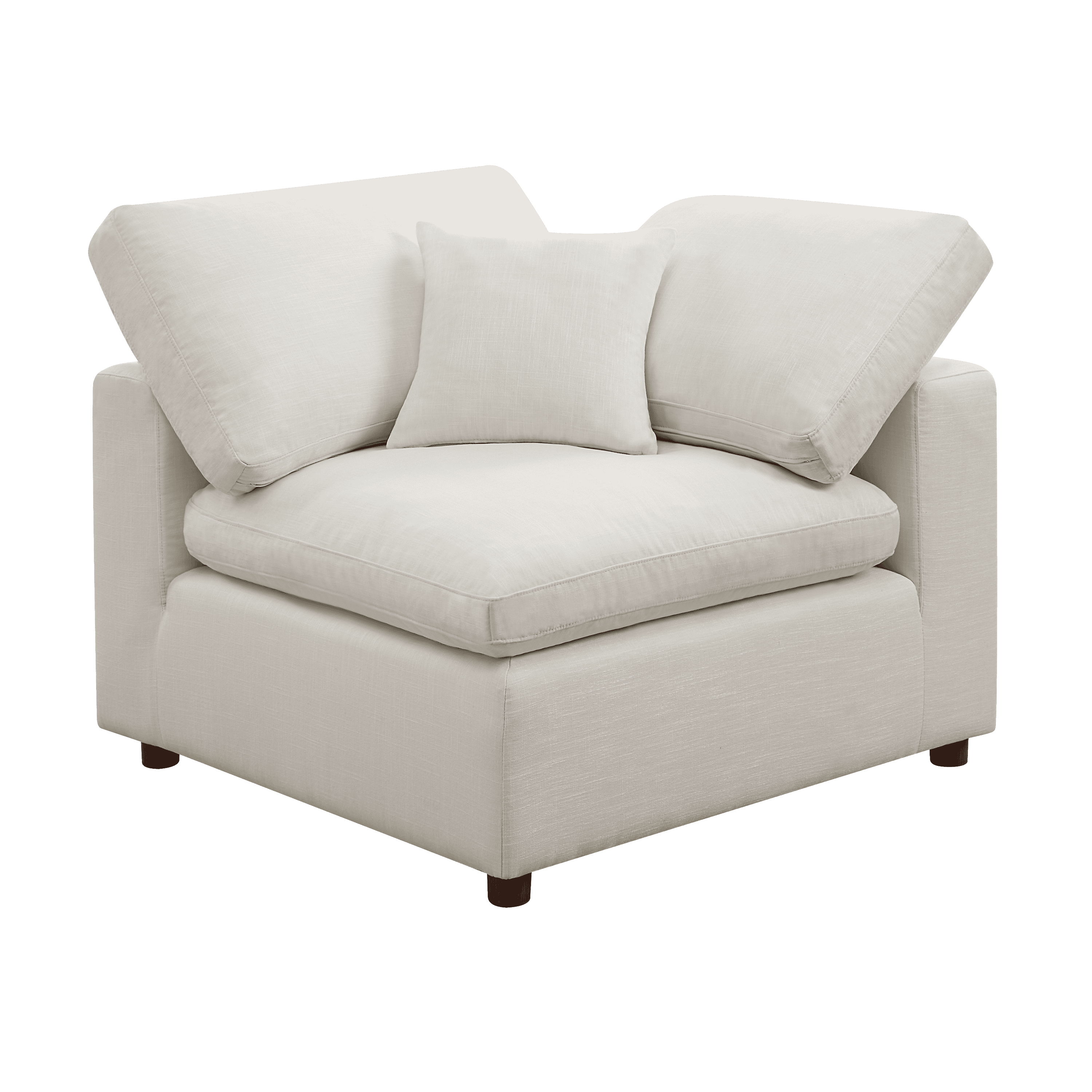 Modern Modular Sectional Sofa Set, Self-customization Design Sofa, White