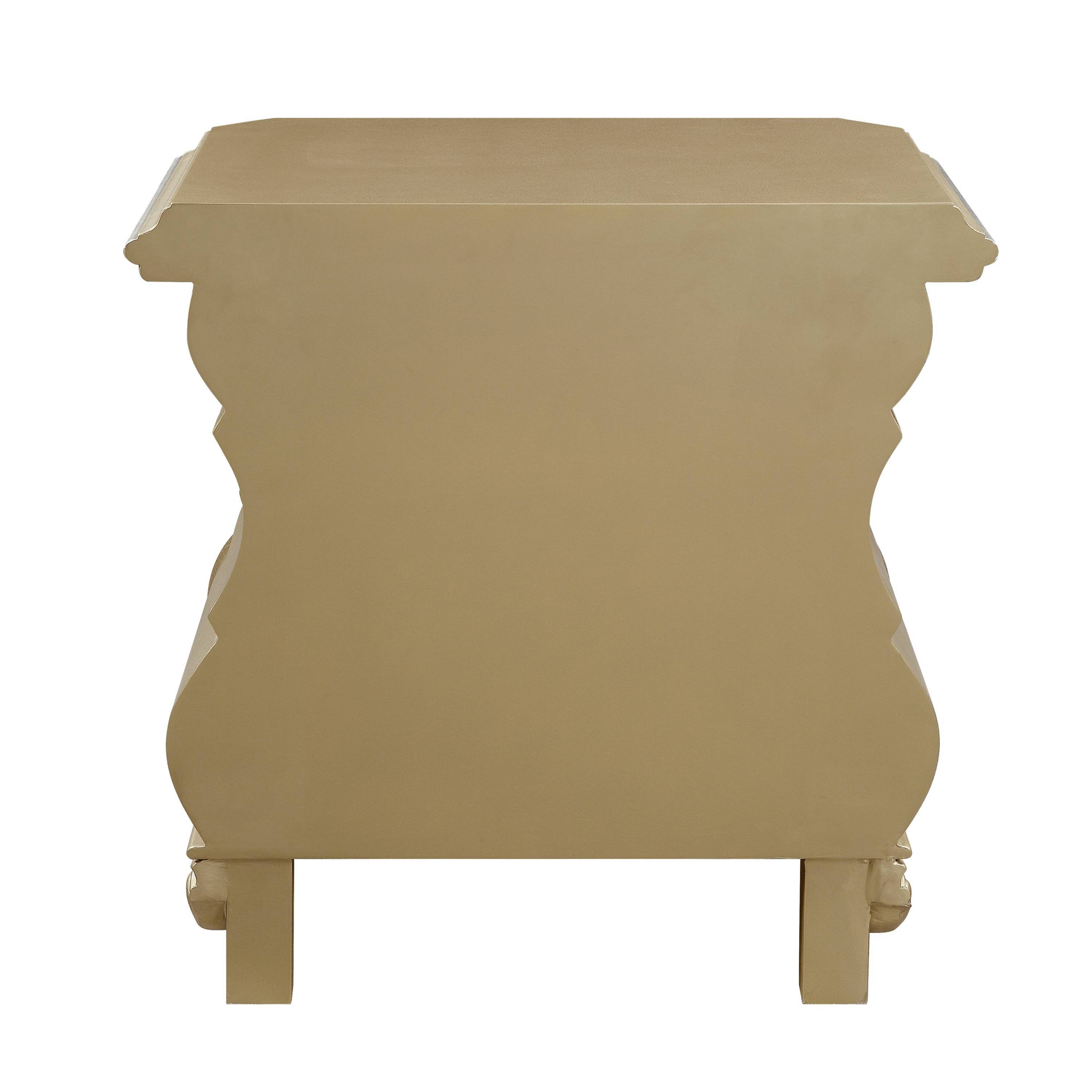 ACME Seville Nightstand, Gold Finish BD00452