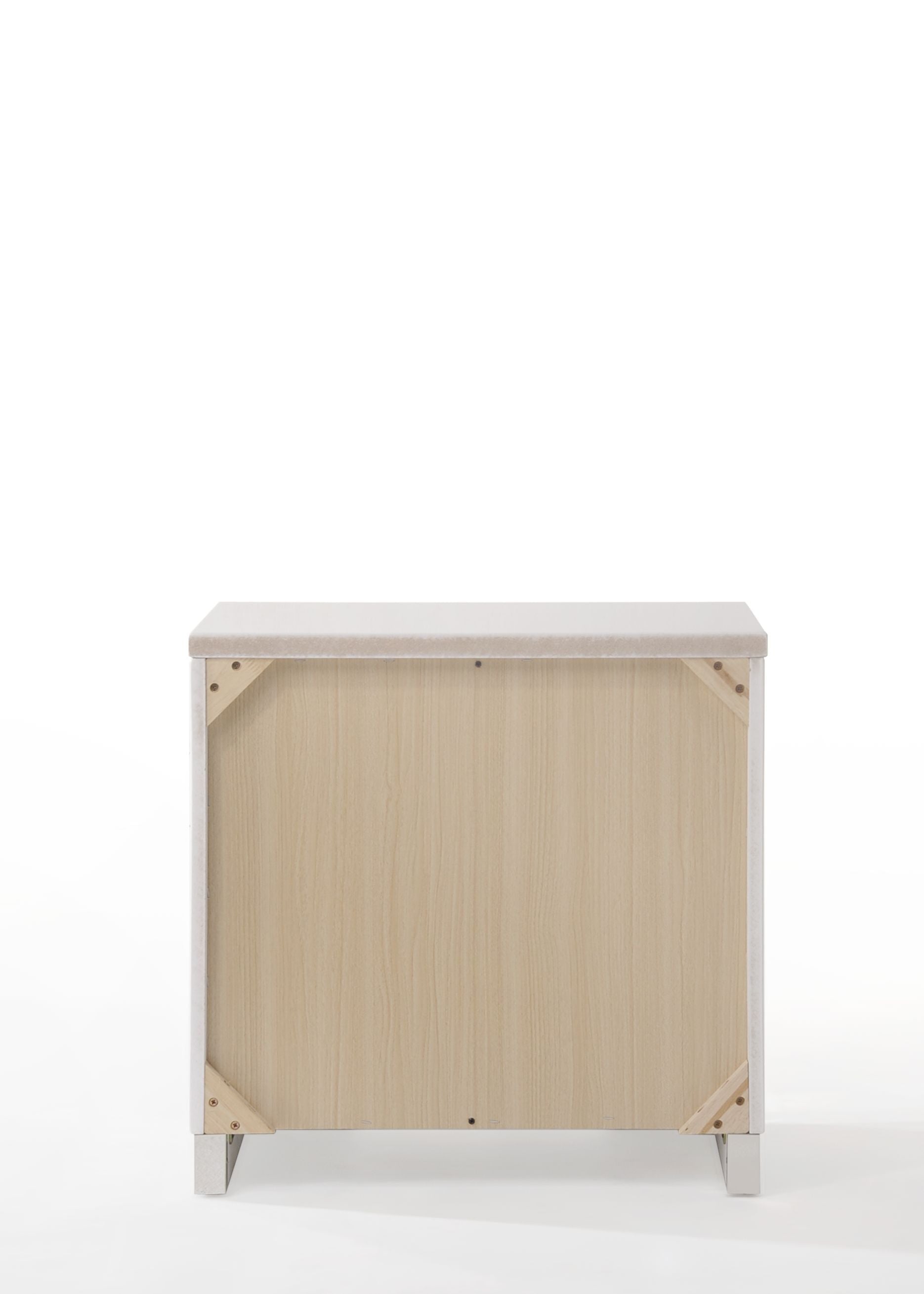 ACME Naima II Nightstand in White High Gloss 26773