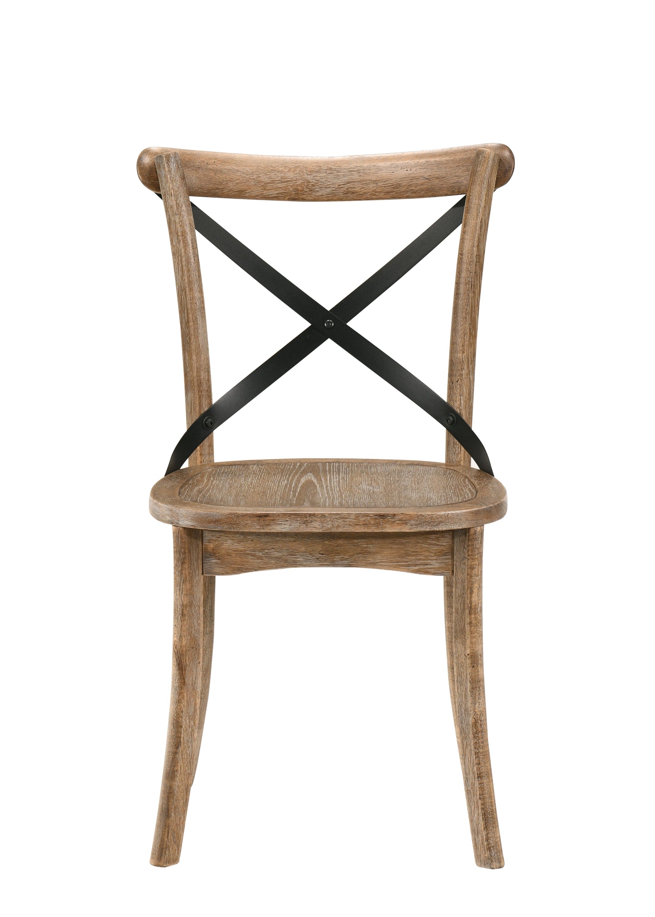 ACME Kendric Side Chair (Set-2), Rustic Oak 71777