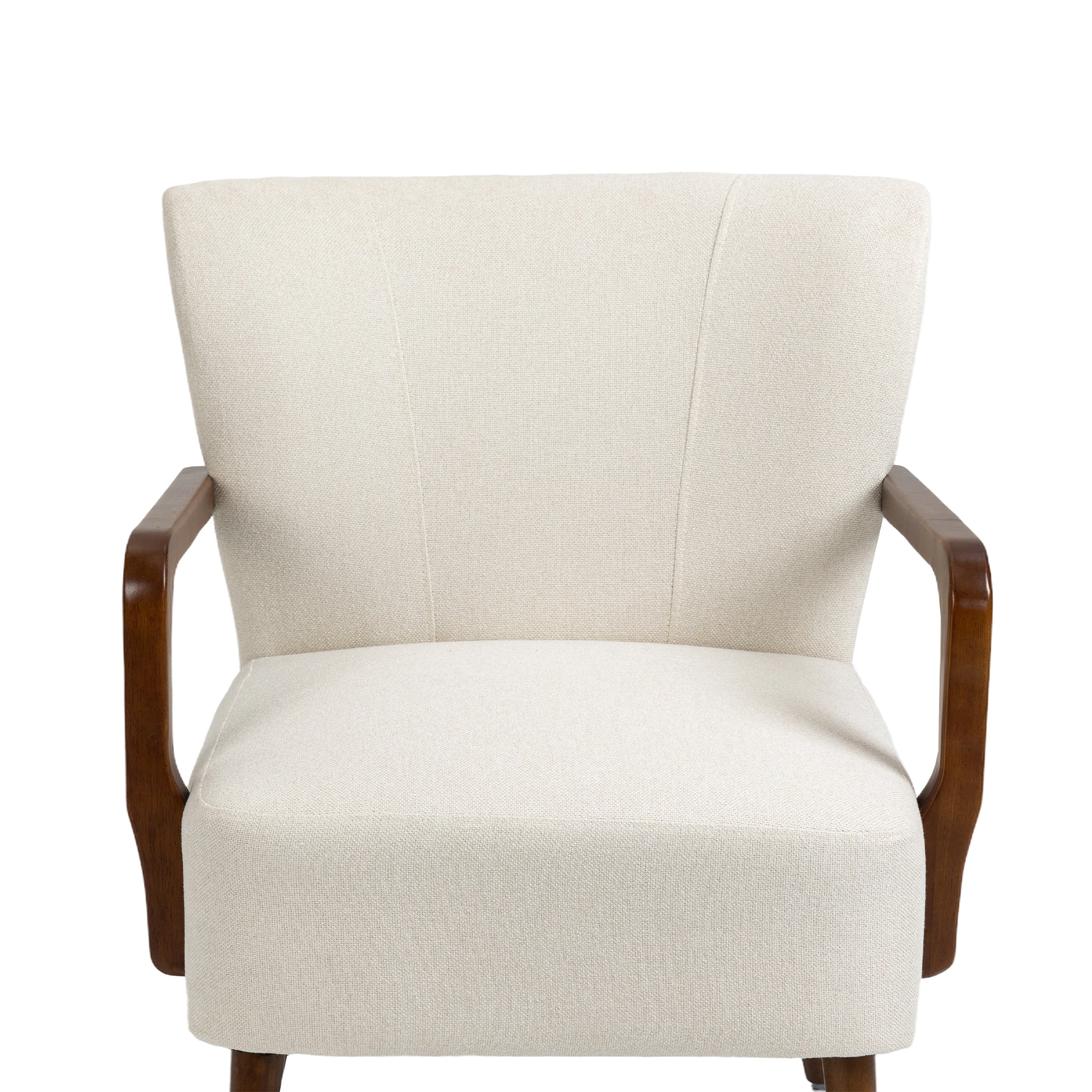 COOLMORE Wood Frame Armchair,  Modern Accent Chair Lounge Chair for Living Room