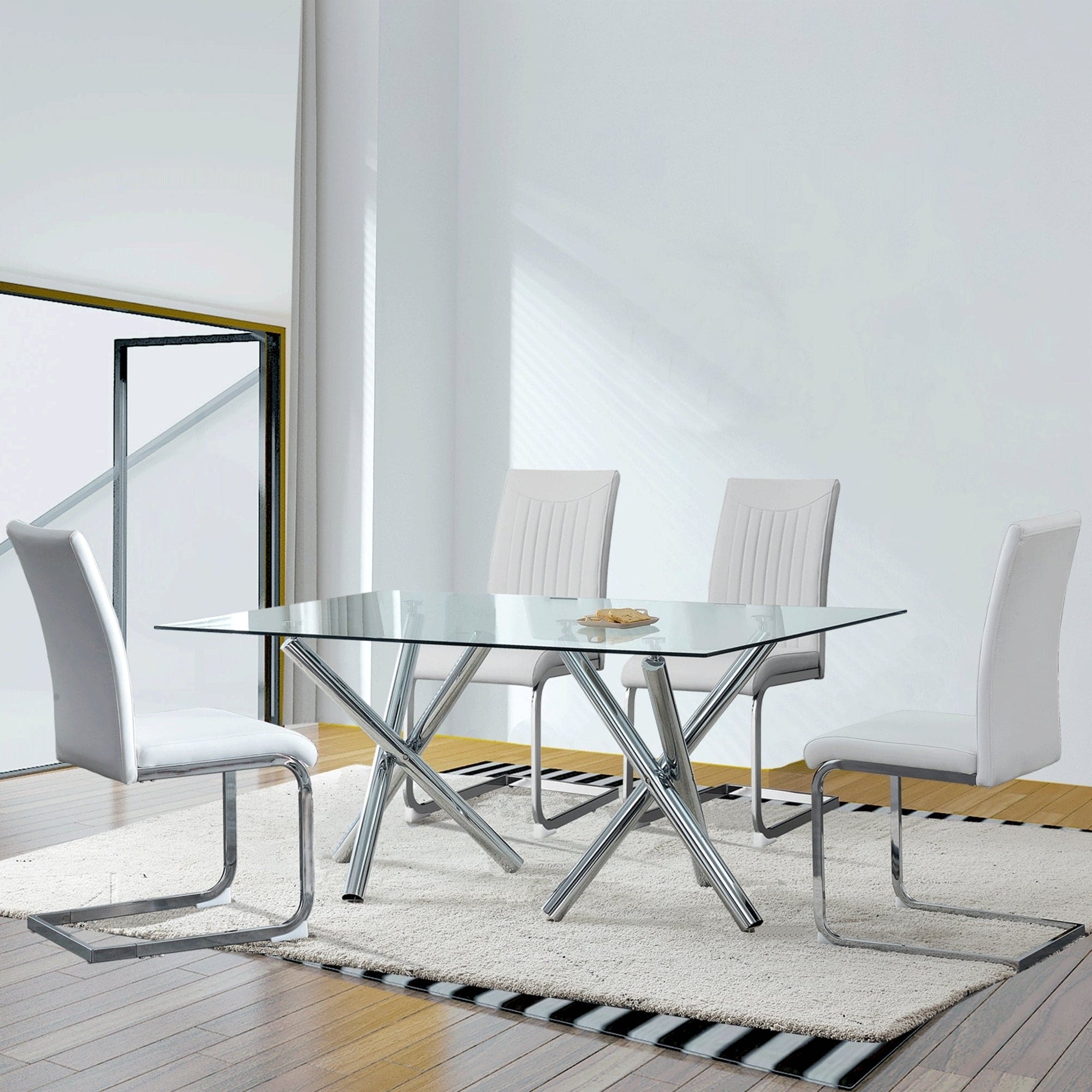 Rectangular Glass Dining Table