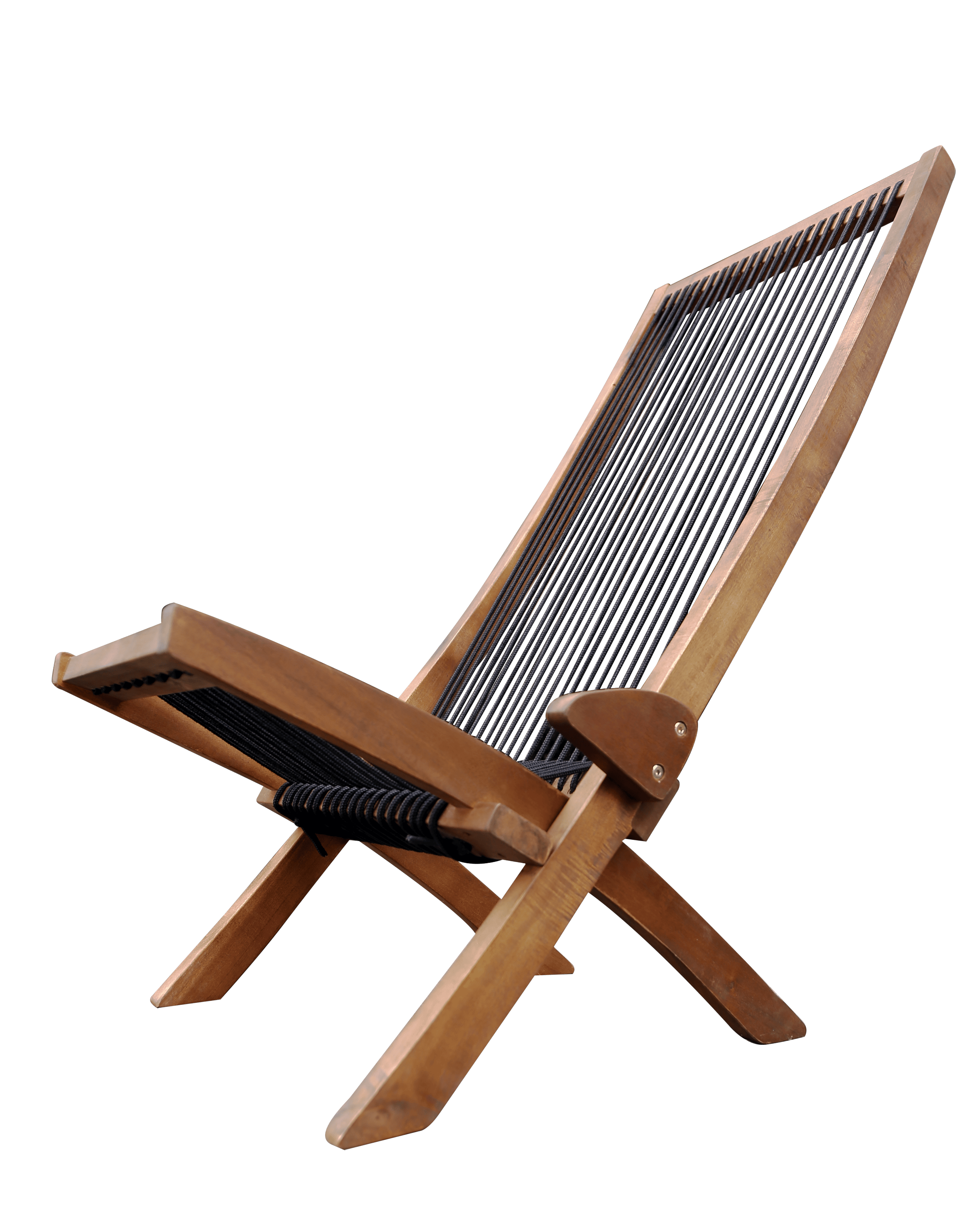 folding roping wood chair