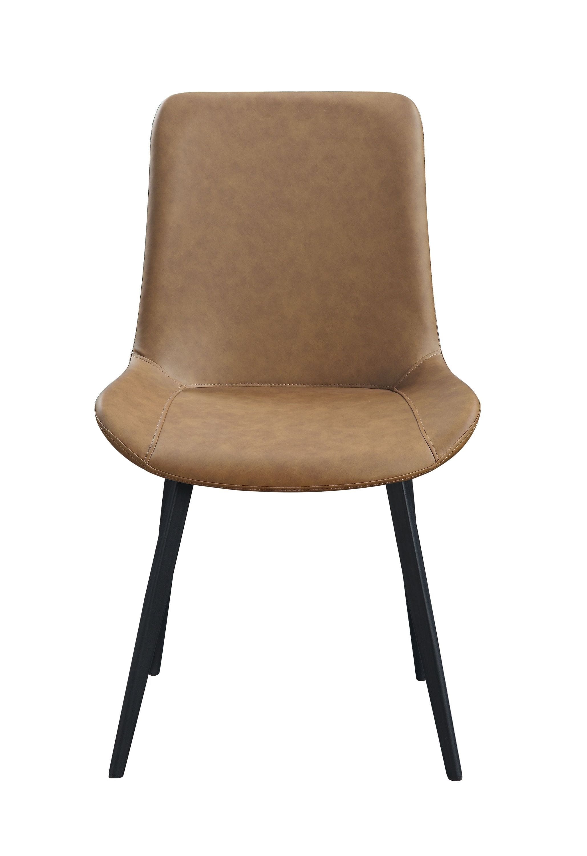 ACME Abiram Side Chair (Set-2) in Brown PU DN01029