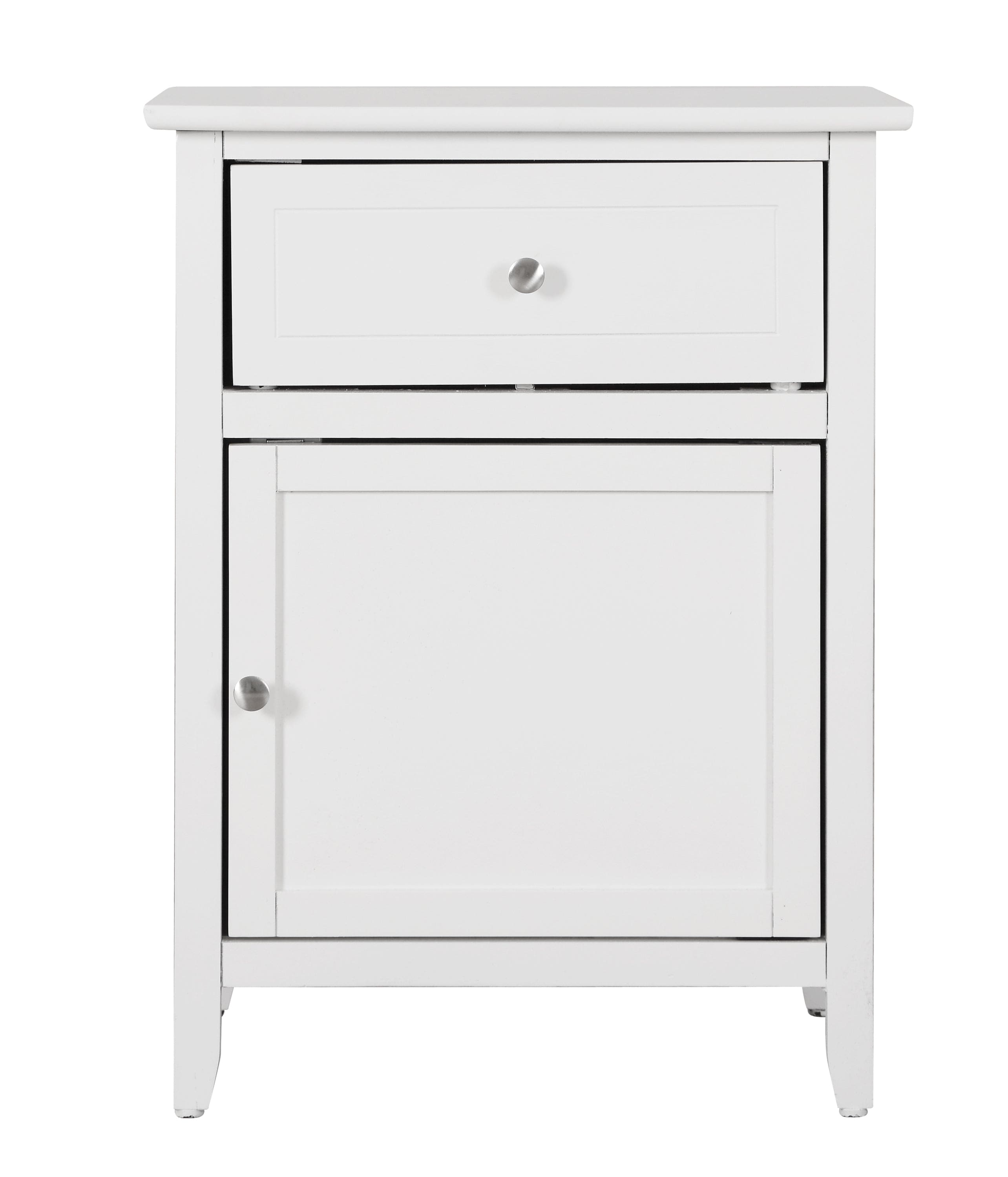 Glory Furniture Izzy G1417-N-90 1 Drawer /1 Door Nightstand , White