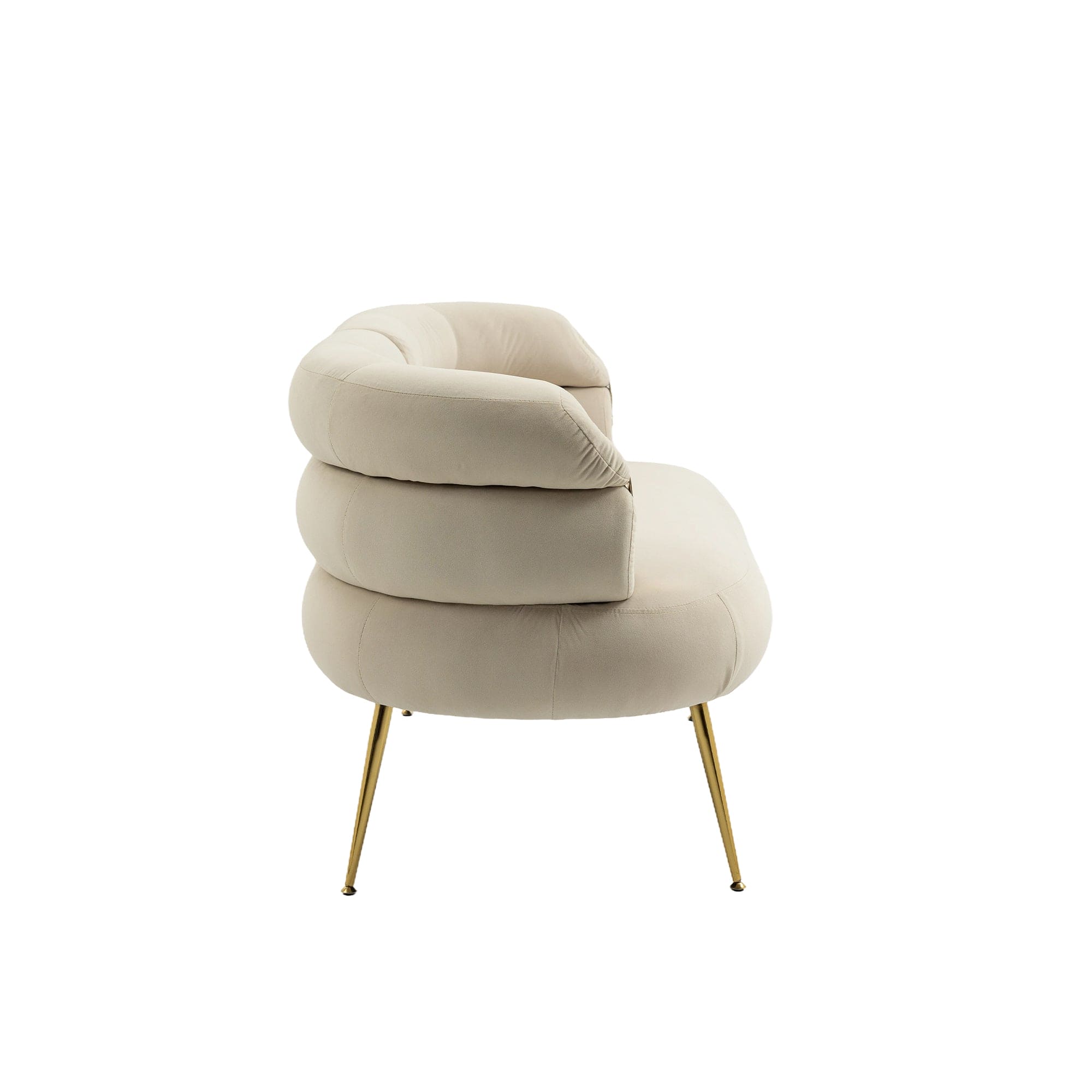 COOLMORE Accent Chair ,leisure chair with Golden feet