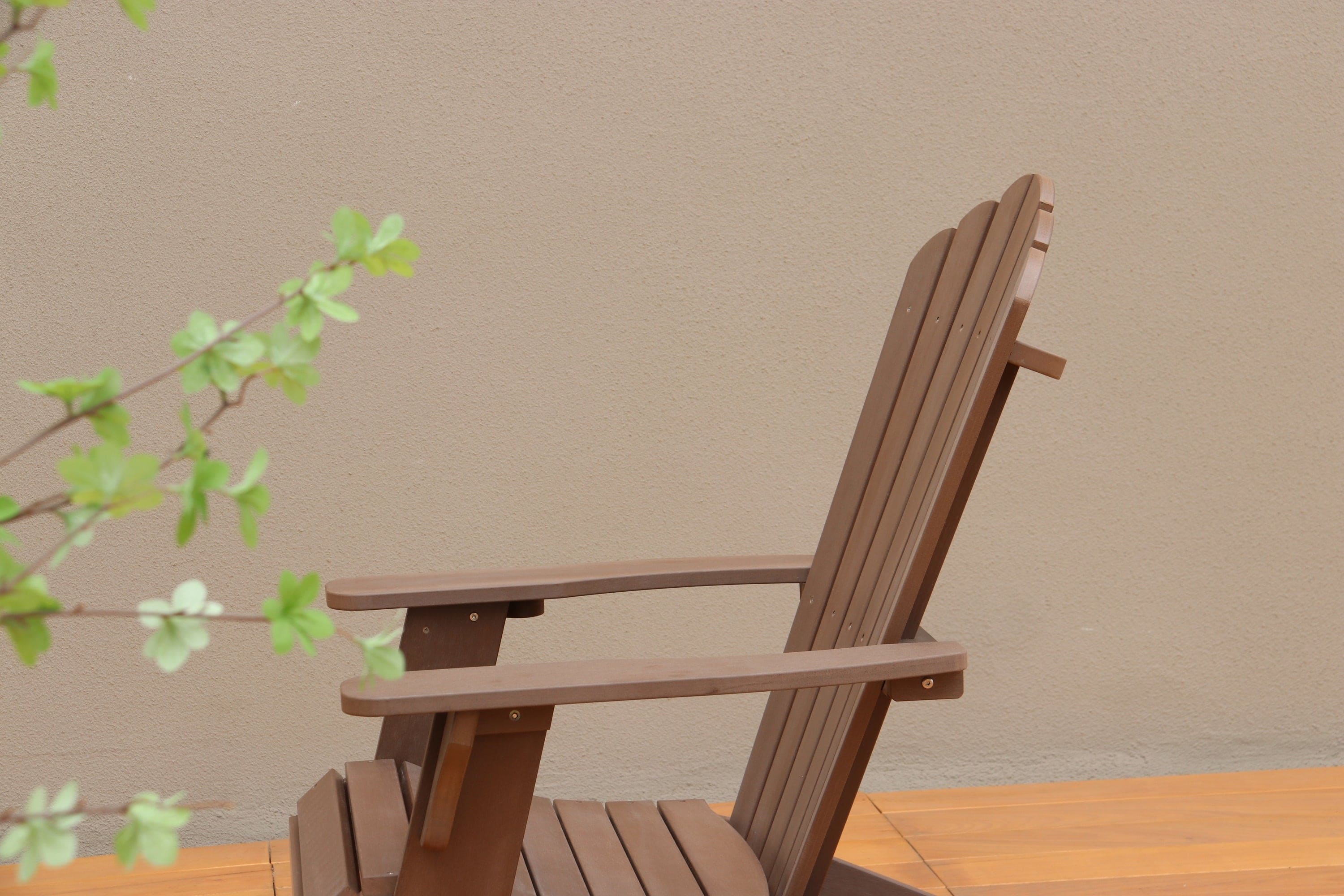 Polystyrene Adirondack Chair - Brown