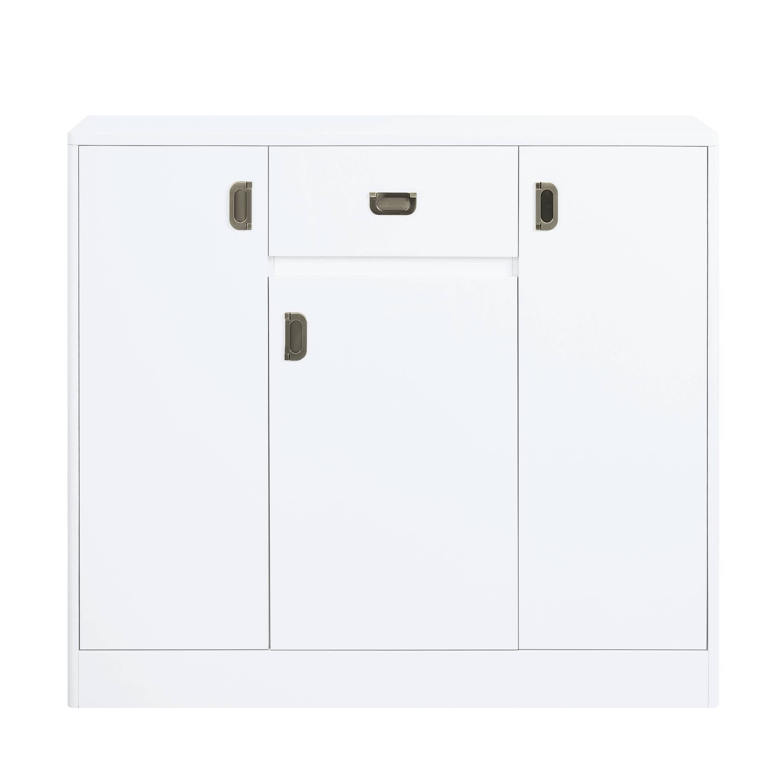 ACME Pagan Server in White High Gloss Finish DN00742