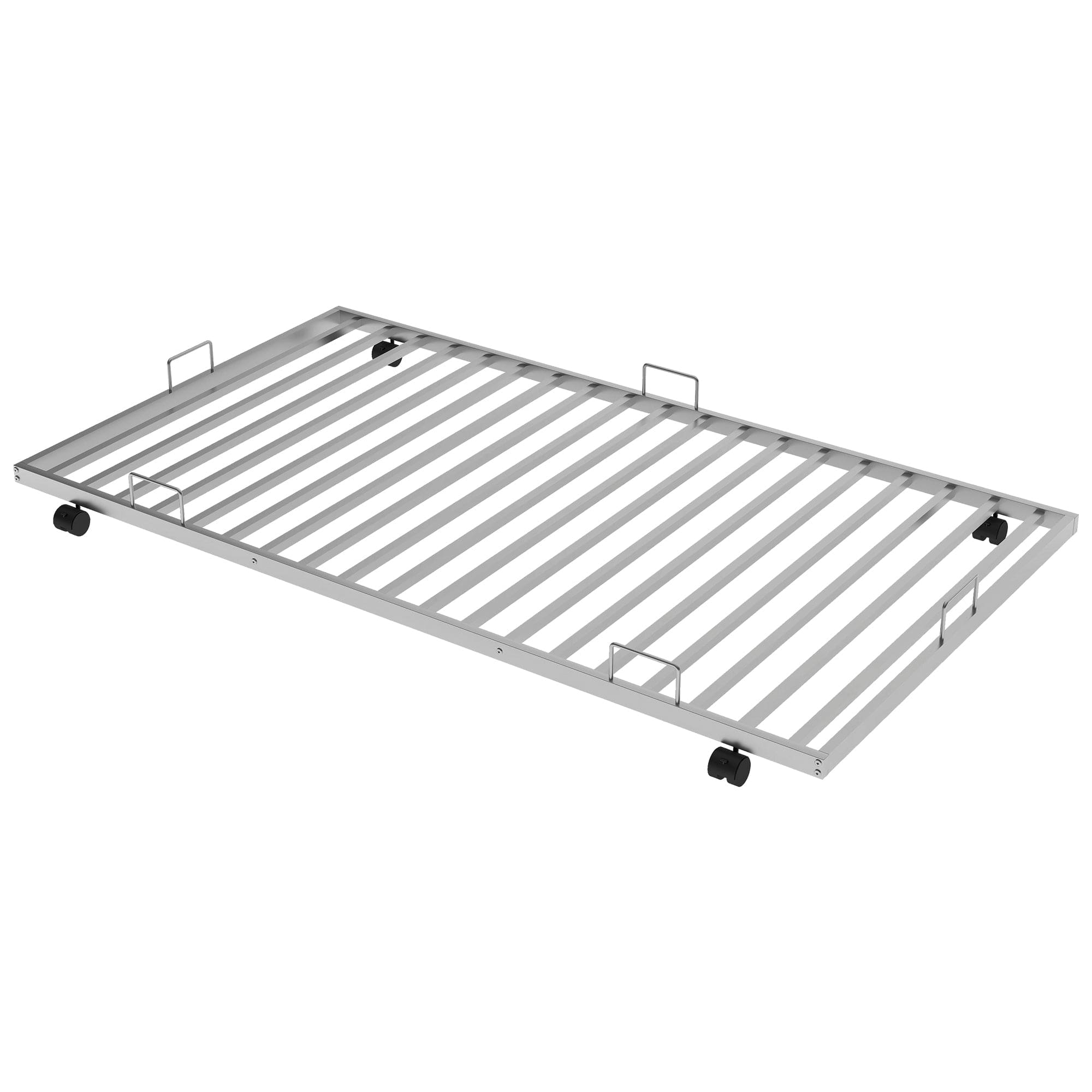 Twin over Twin Bunk Bed with Trundle, Silver(OLD SKU:MF192387AAN)