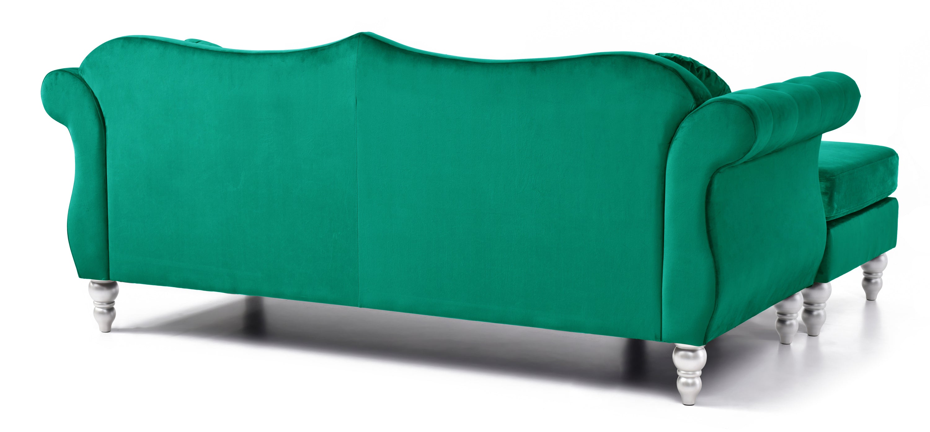 Glory Furniture Hollywood G0662B-SC Sofa Chaise , GREEN