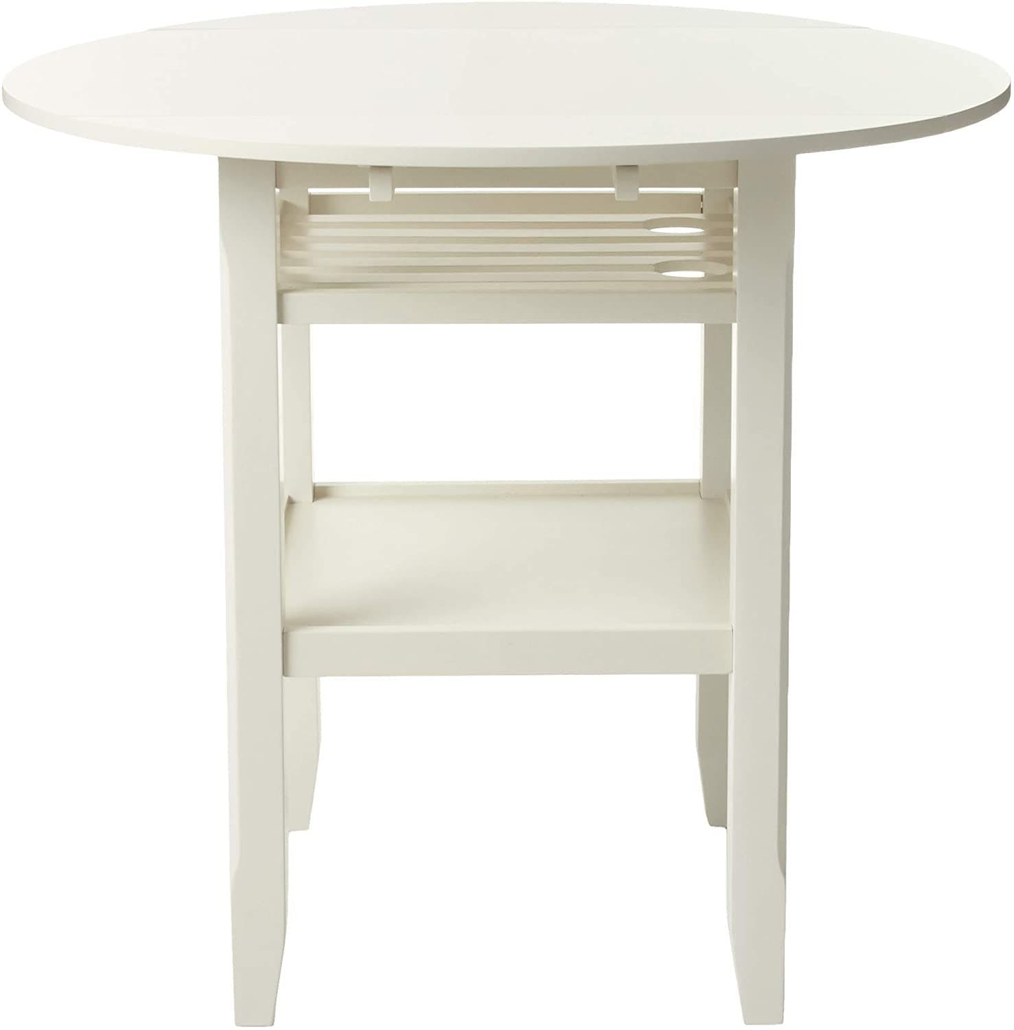 ACME Tartys Counter Height Table in Cream 72545