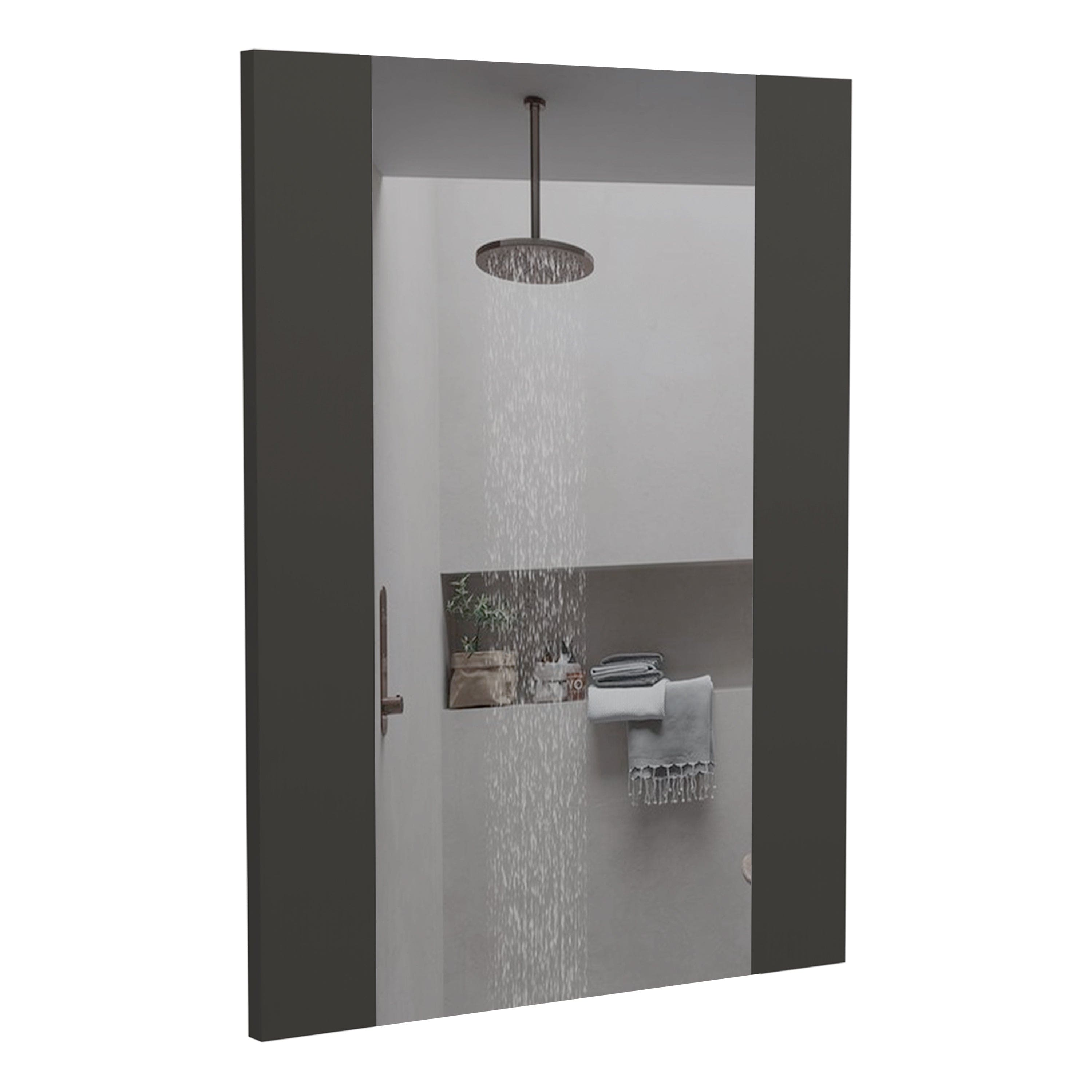 Mirror Weeds, Rectangular Shape, Black Wengue Finish