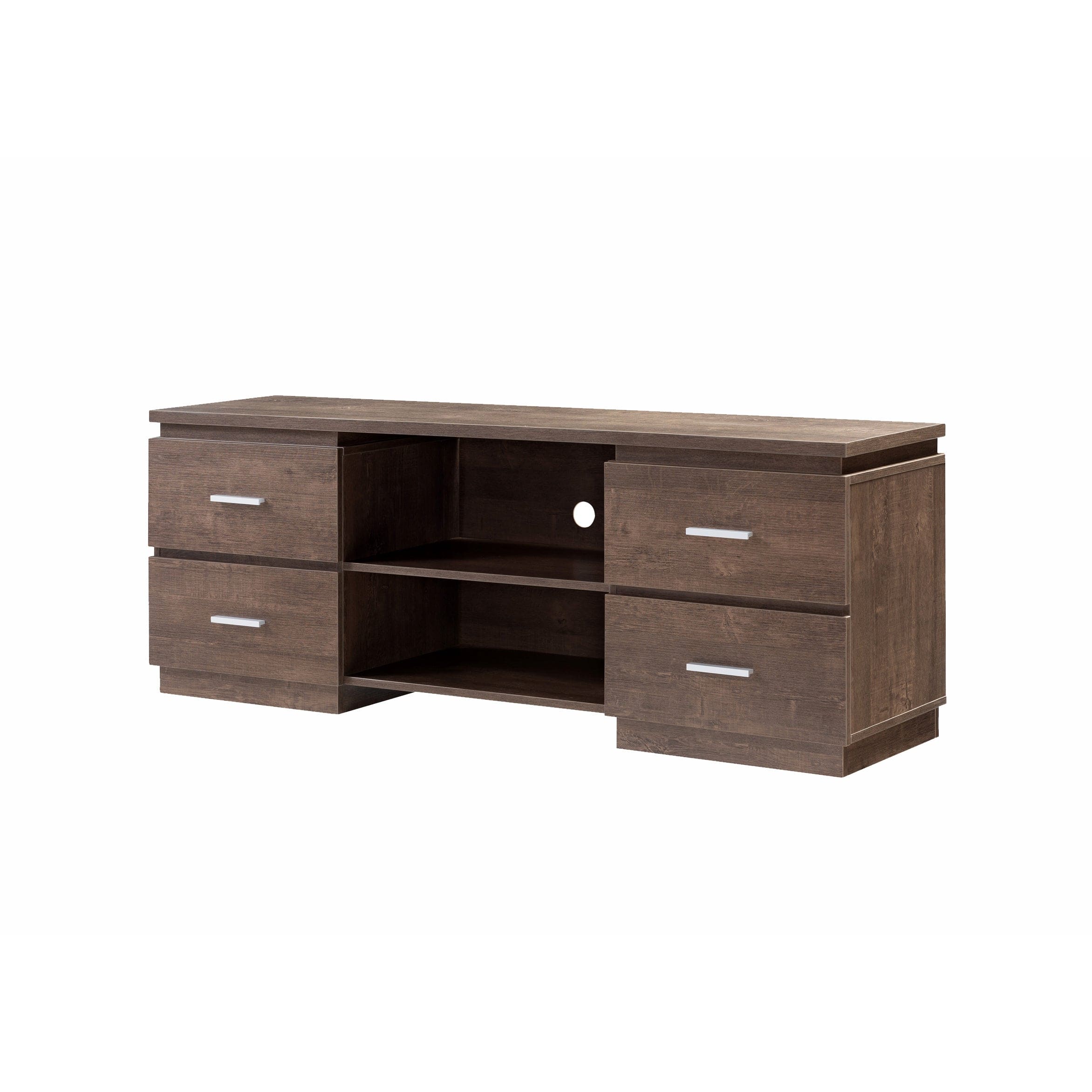 ID USA  182343TV TV Stand Red Cocoa