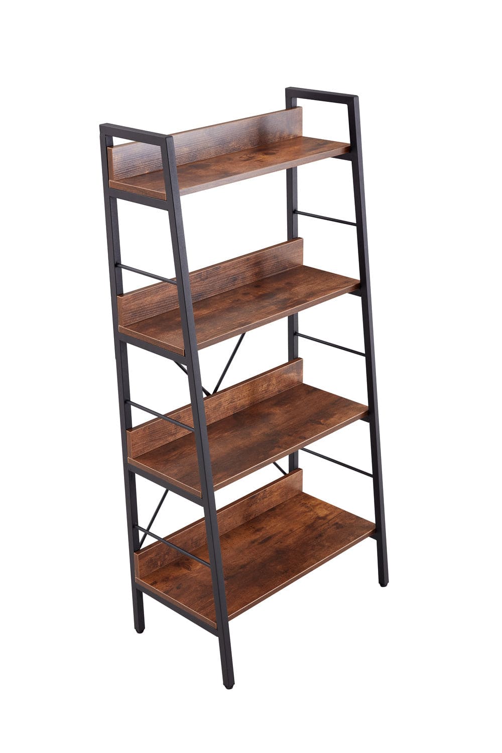 DN 3&4 LAYER DISPLAY BOOKSHELF H LADDER SHELF STORAGE SHELVES RACK SHELF UNIT METAL FRAME, TIGGER, 2 pc per 2 cartons