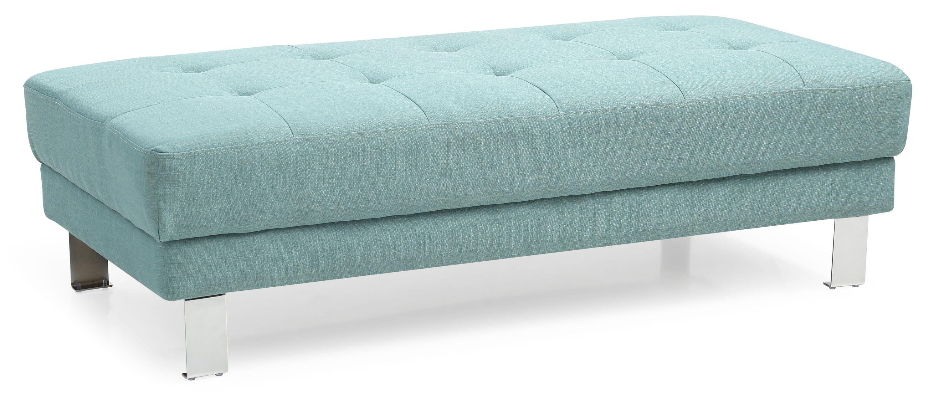 Glory Furniture Riveredge G453-O Milan Ottoman , TEAL