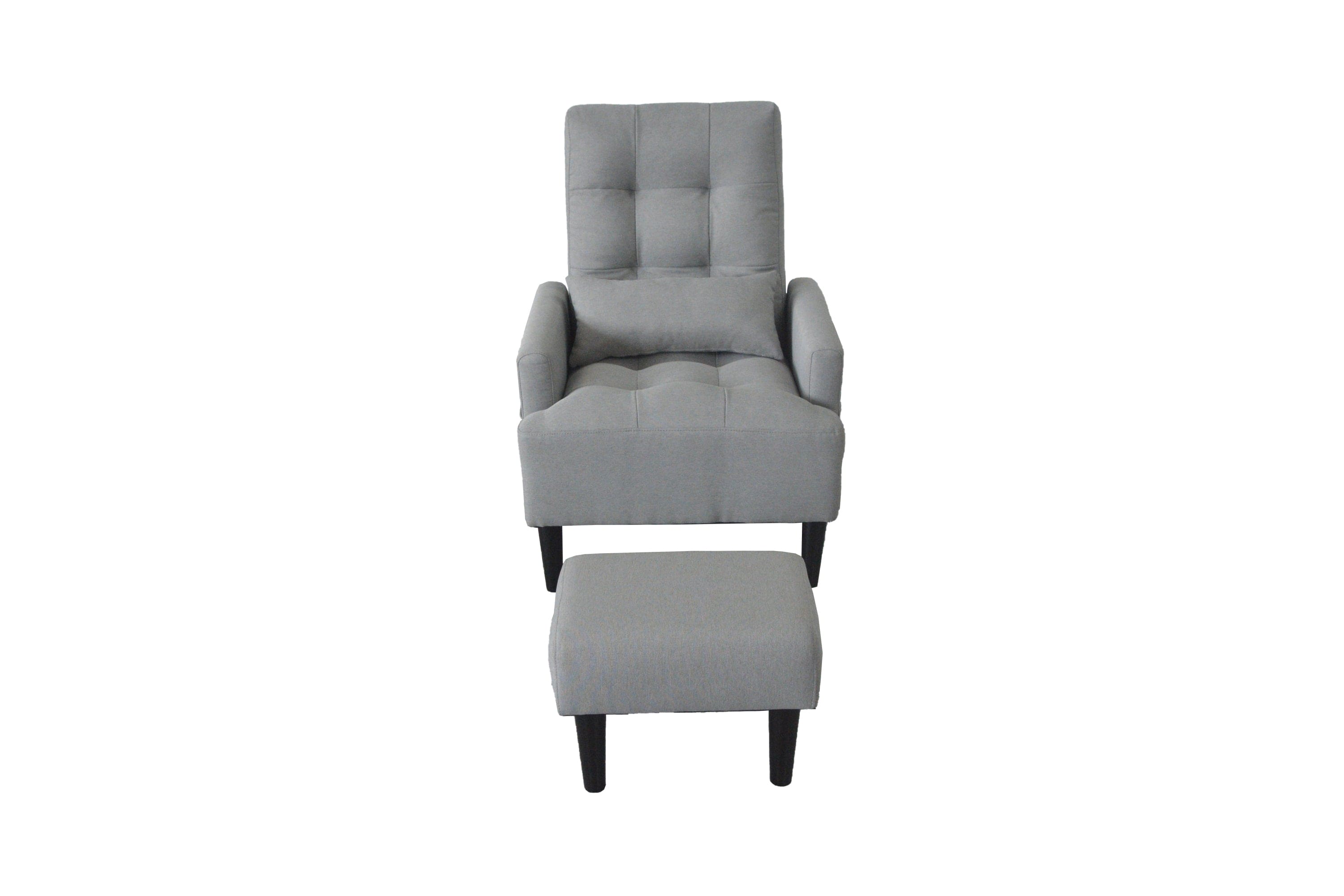 Redde Boo modern living room leisure sofa chair design gray fabric home adjustable cozy soft chair