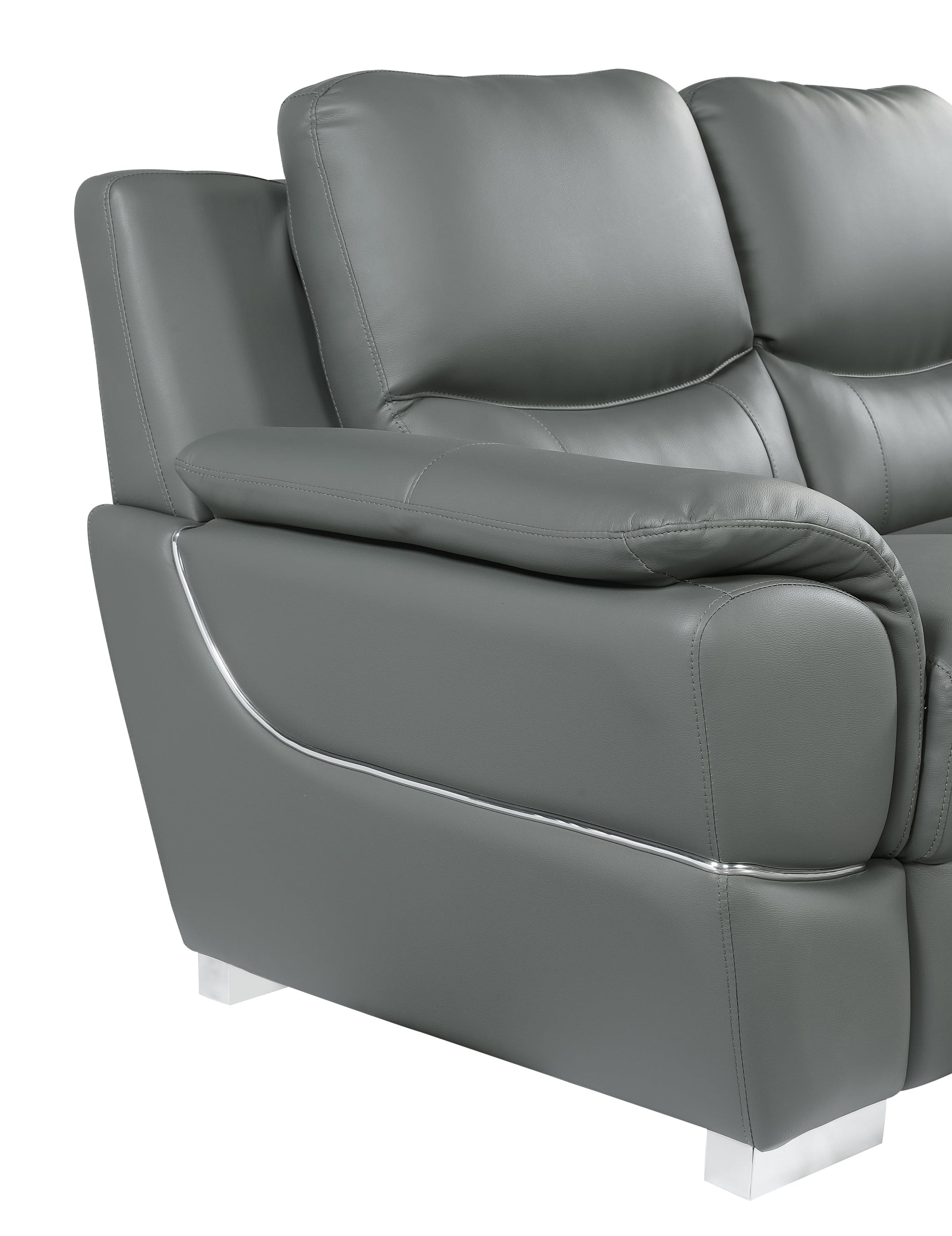 Genuine Leather Loveseat