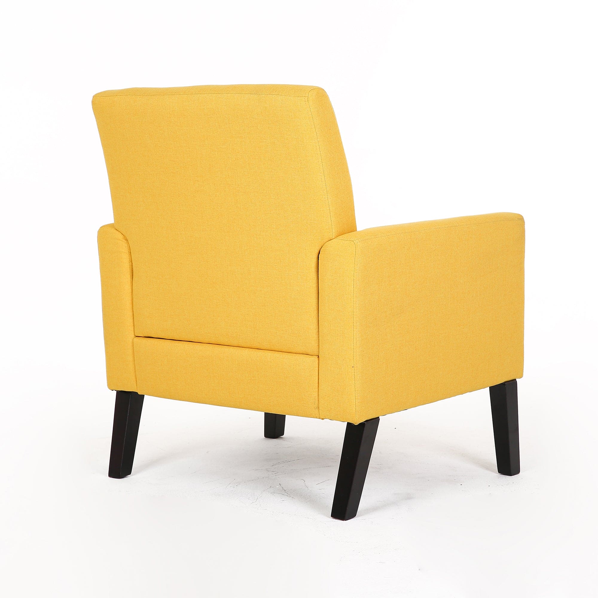 Downloads: 20 
Fabric Accent Chair for Living Room, Bedroom Button Tufted Upholstered Comfy Reading Accent Chairs Sofa (Yellow)