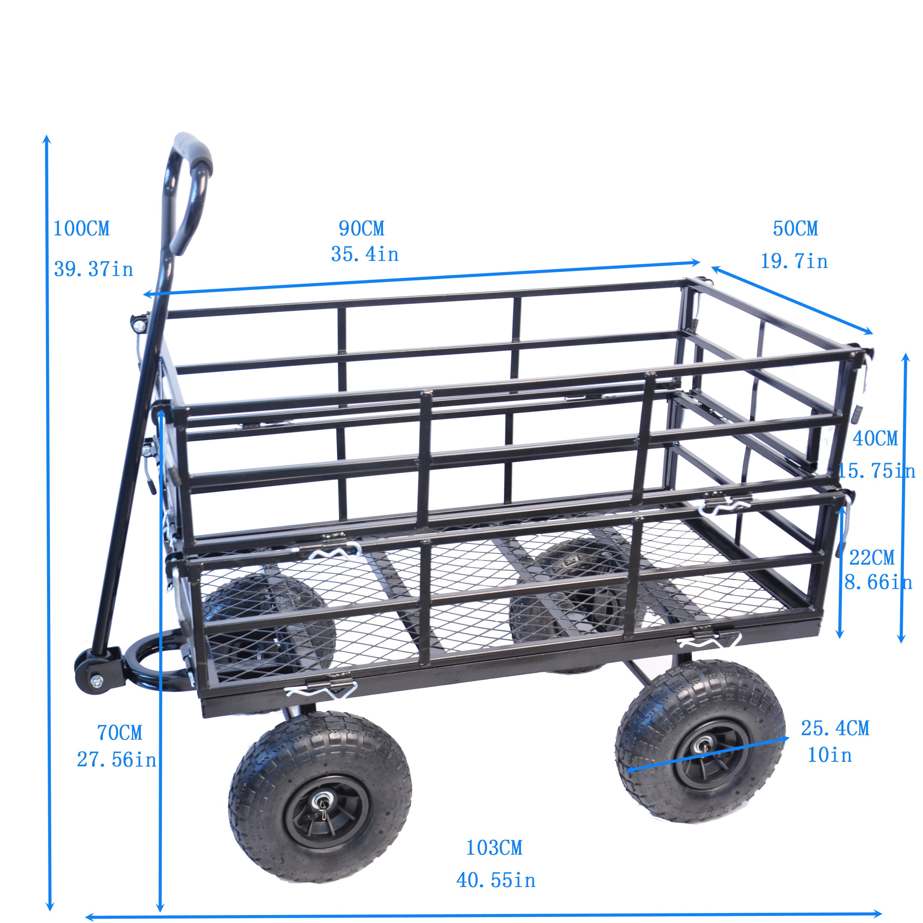 Wagon Cart Garden cart trucks make it easier to transport firewood