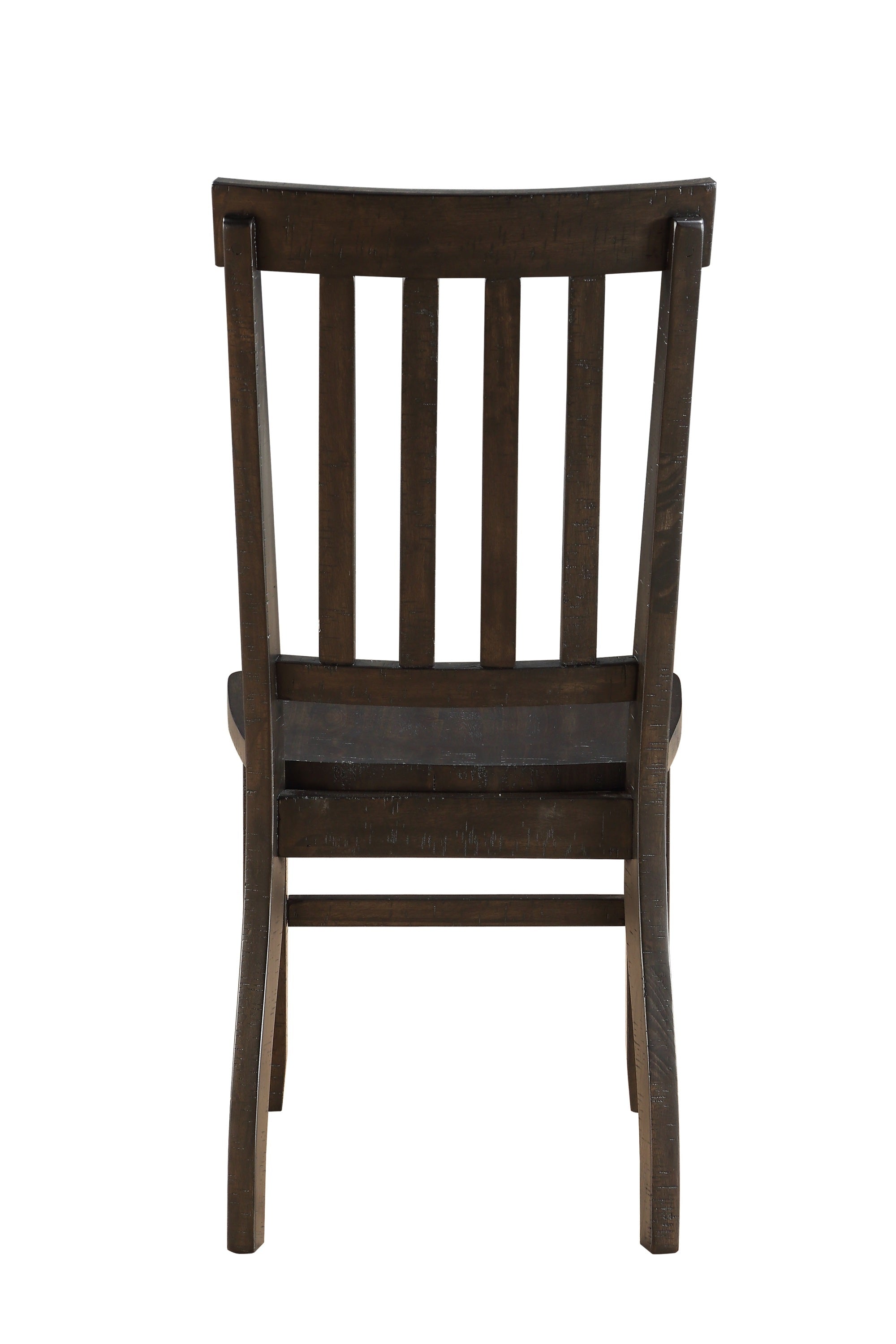 ACME Maisha Side Chair (Set-2) in Rustic Walnut 61032