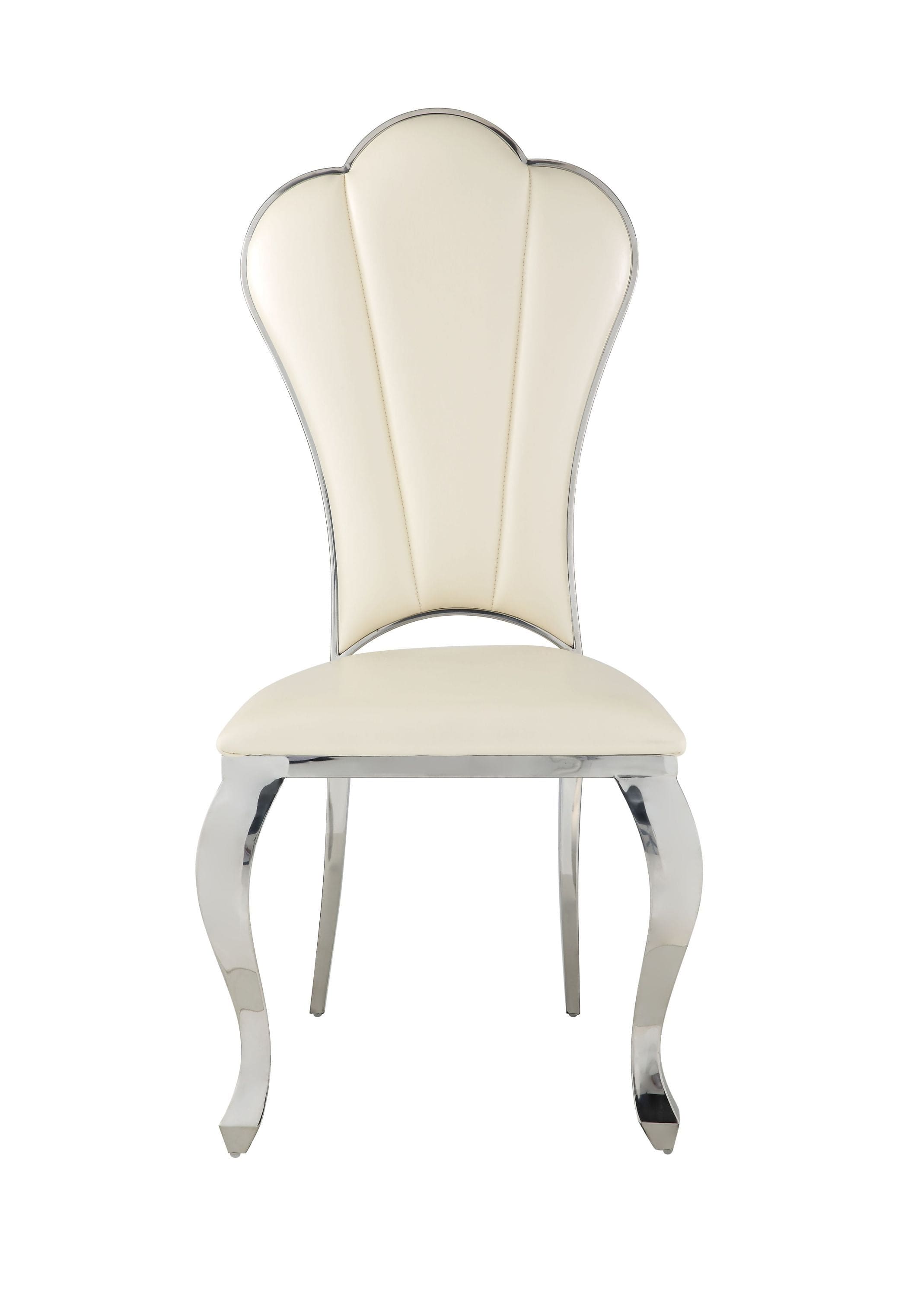 ACME Cyrene Side Chair (Set-2) in Beige  DN00926