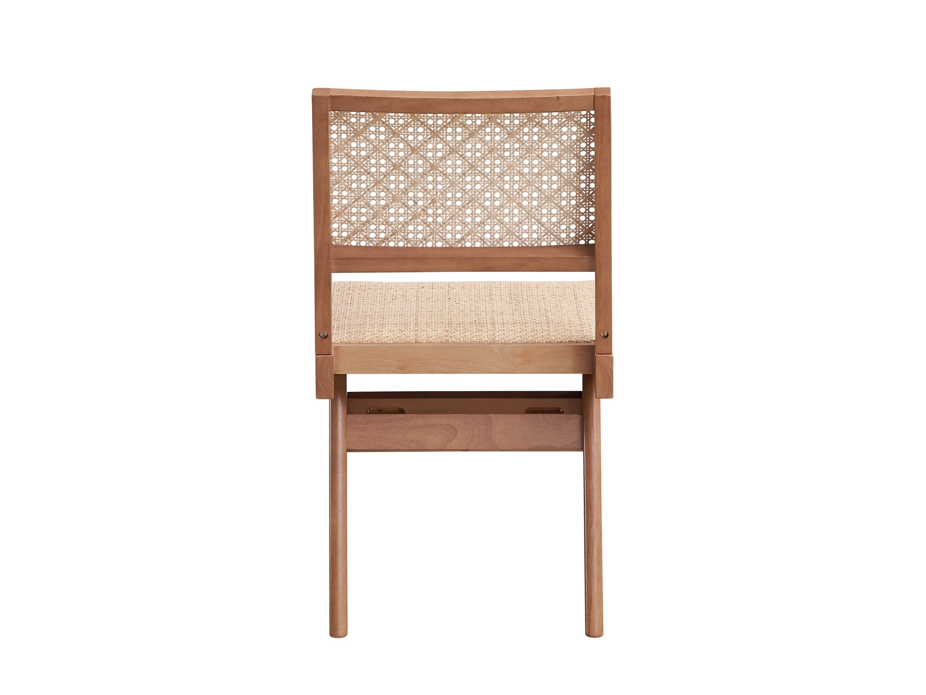 ACME Velentina Side Chair (Set-2), Rattan & Natural Finish DN02372