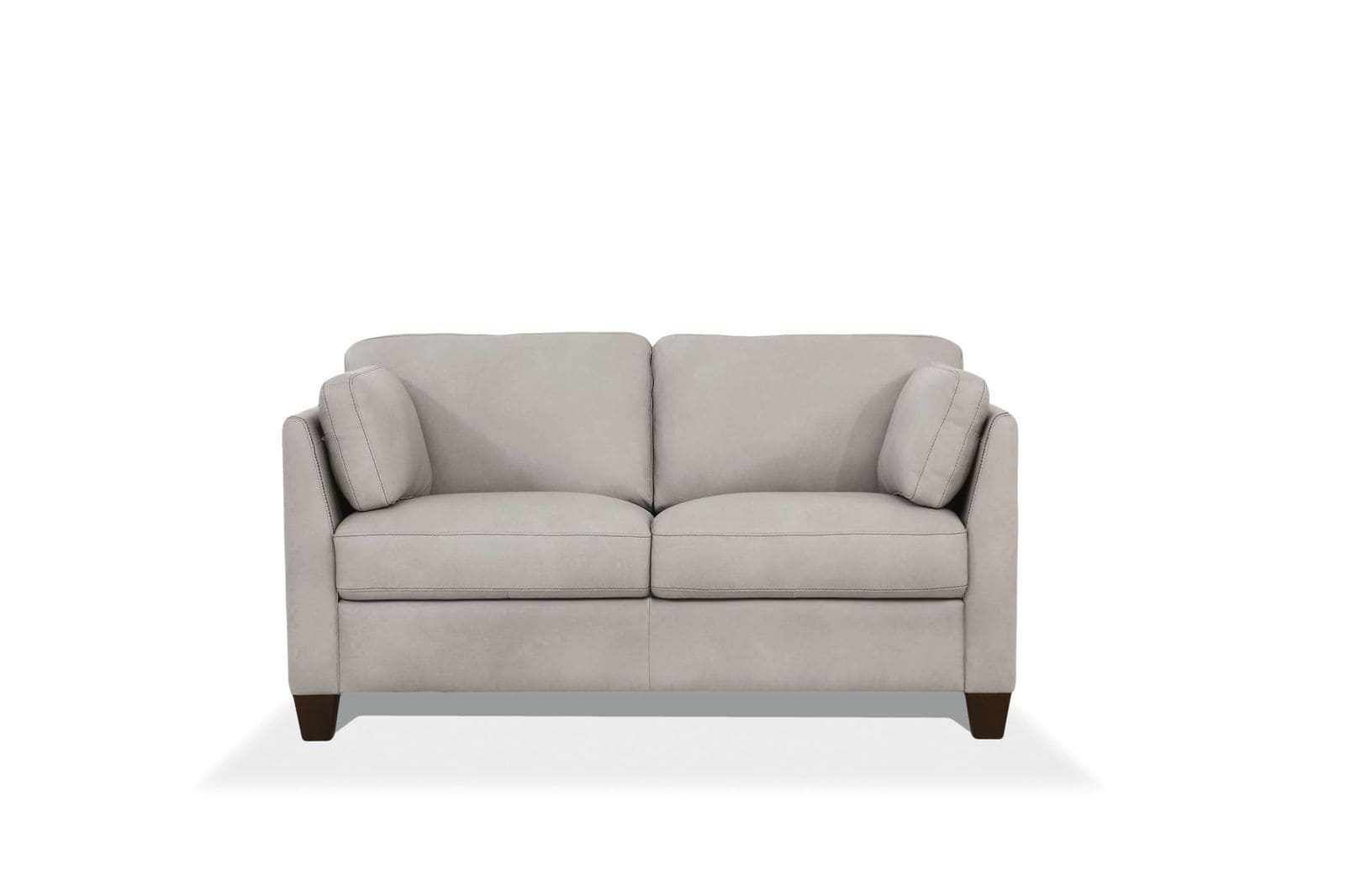 ACME Matias Loveseat, Dusty White Leather 55016