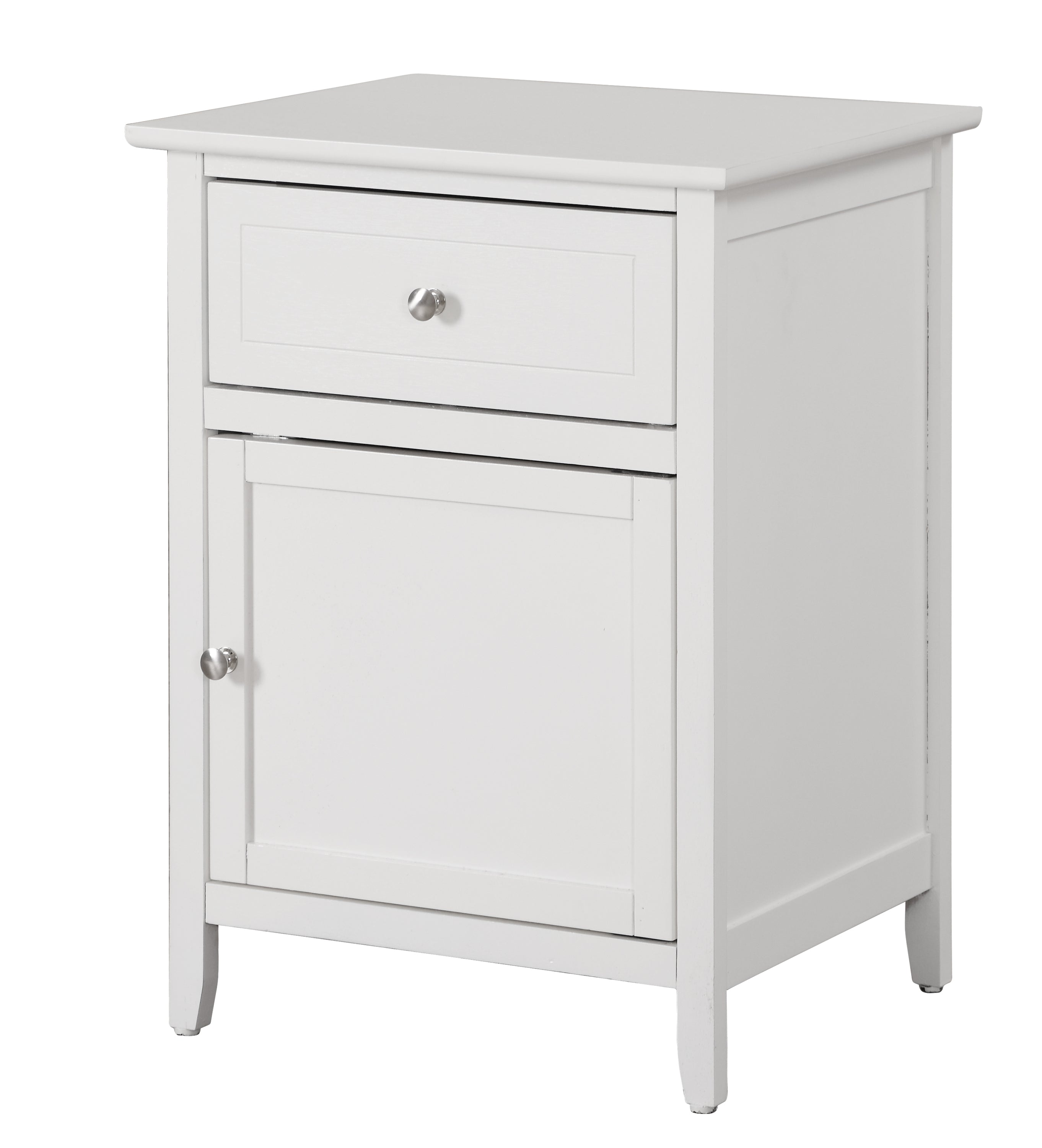 Glory Furniture Izzy G1417-N-90 1 Drawer /1 Door Nightstand , White