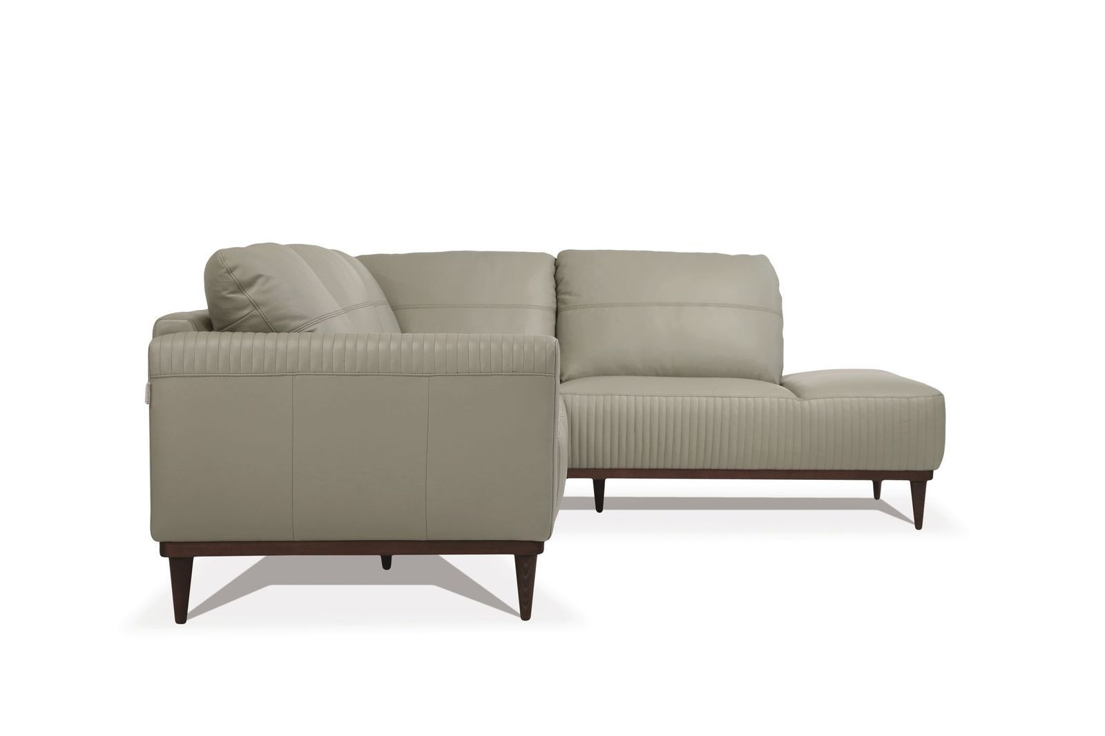 ACME Tampa Sectional Sofa, Airy Green Leather (1Set/2Ctn) 54975