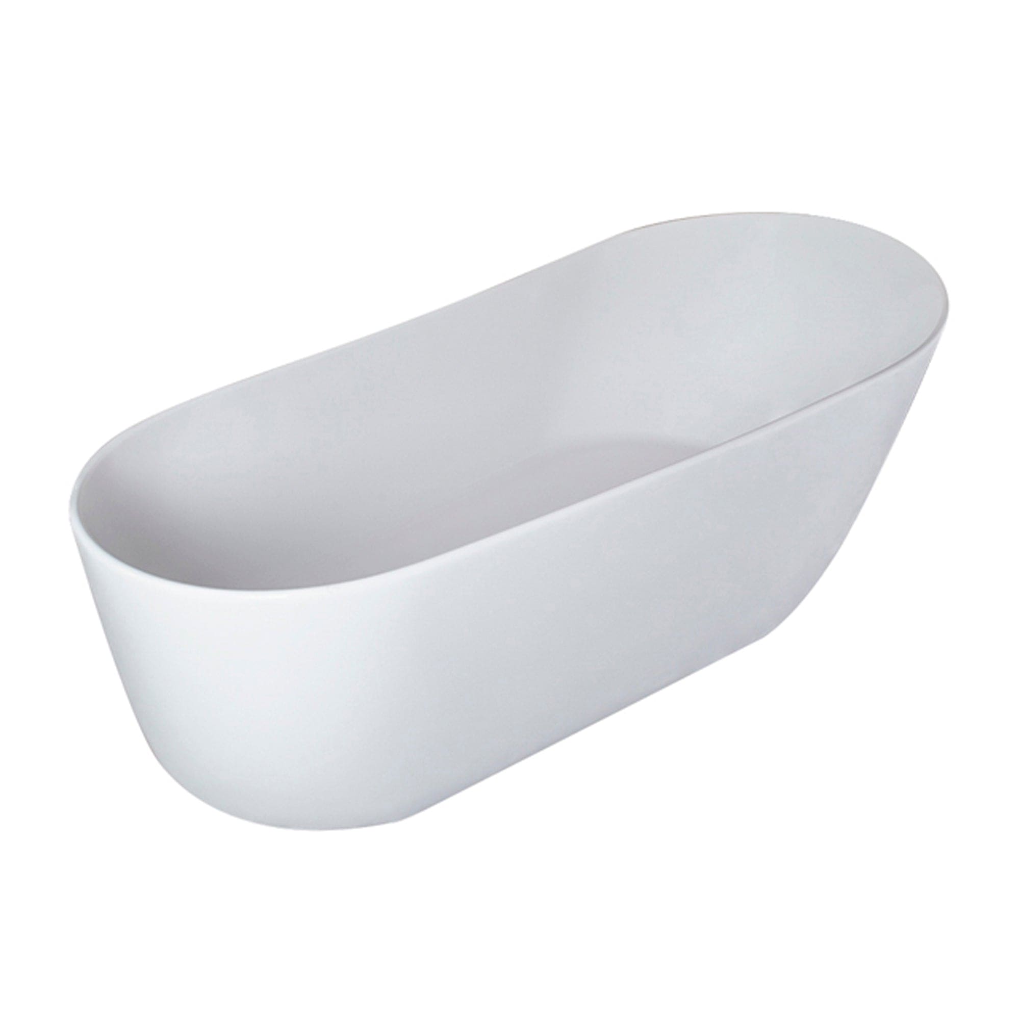 67-inch solid surface stone resin oval shape soaking bathtub with overflow for the bathroom