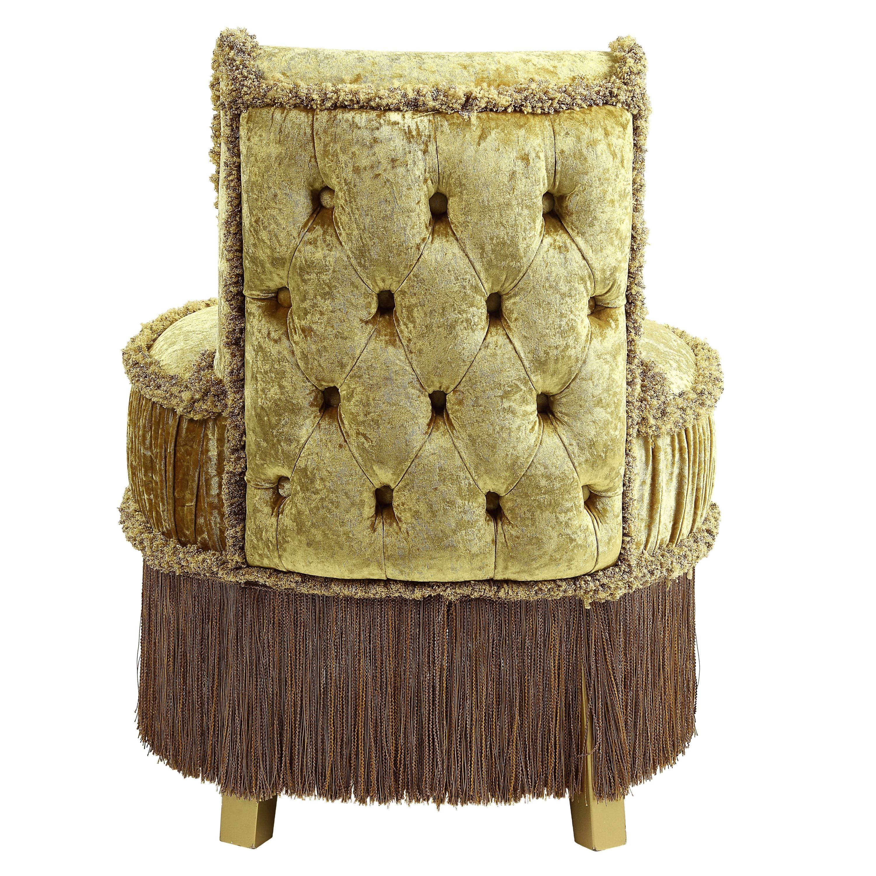 ACME Bernadette STOOL Gold Finish BD01478