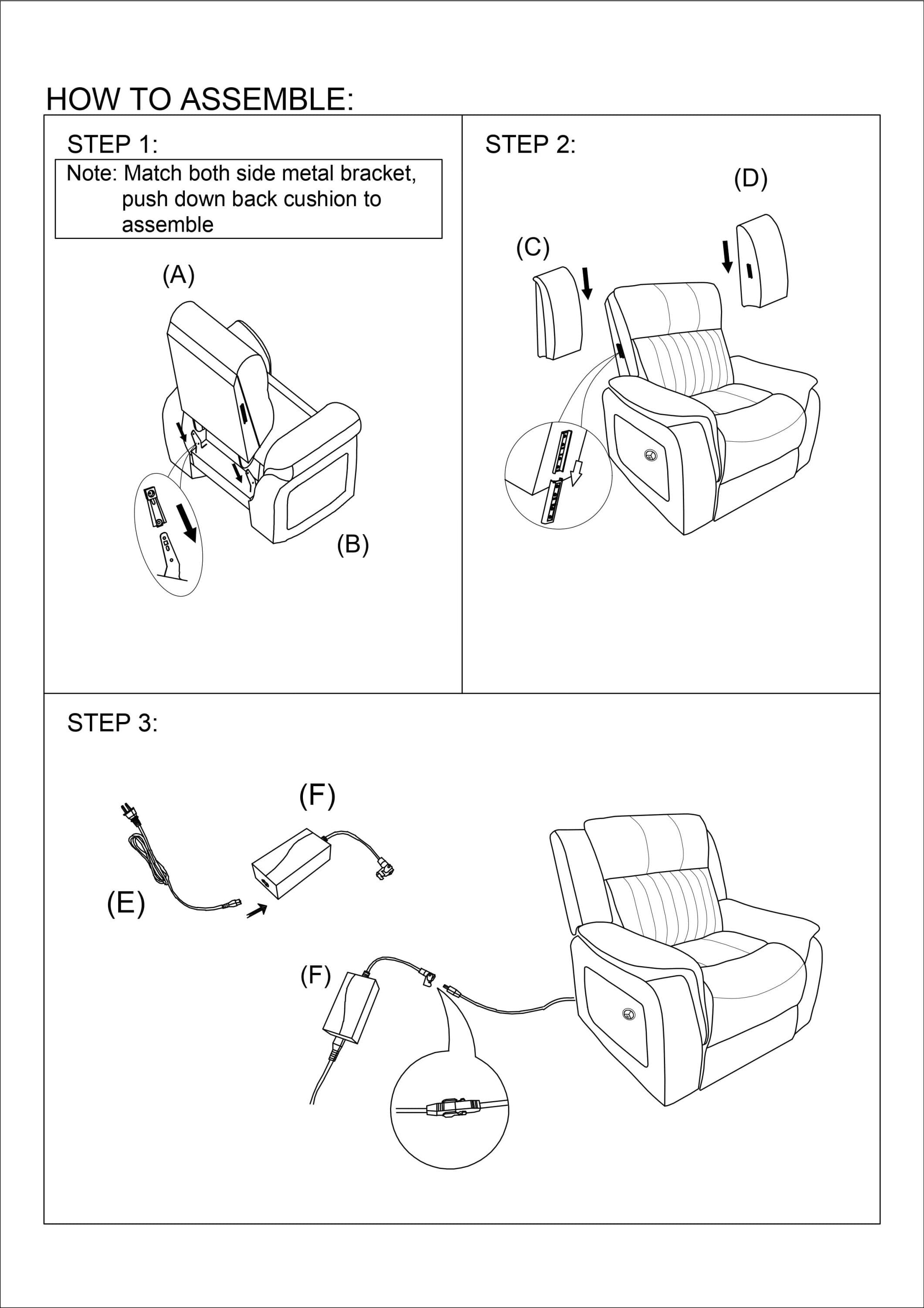 Contemporary Power Motion Glider Recliner Chair 1pc Living Room Furniture Dark Coffee Breathable Leatherette