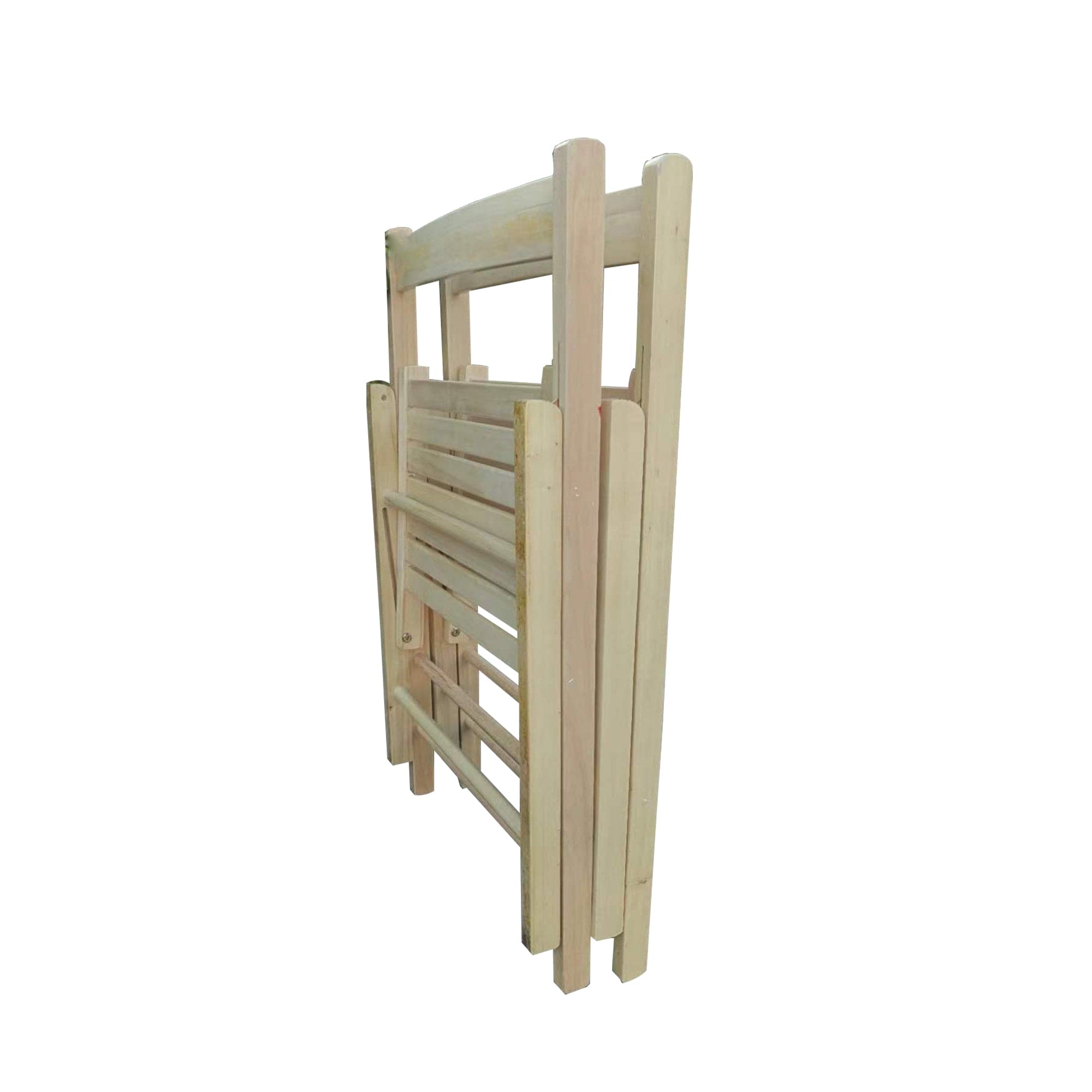 FOLDING CHAIR-2/S, FOLDABLE STYLE -NATURAL