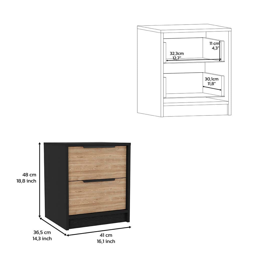 Bar Cart Baltimore, Six Wine Cubbies, Smokey Oak Finish