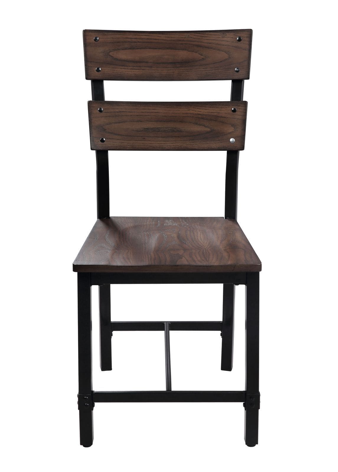 ACME Mariatu Side Chair (Set-2), Oak (2Pc/1Ctn) 72457