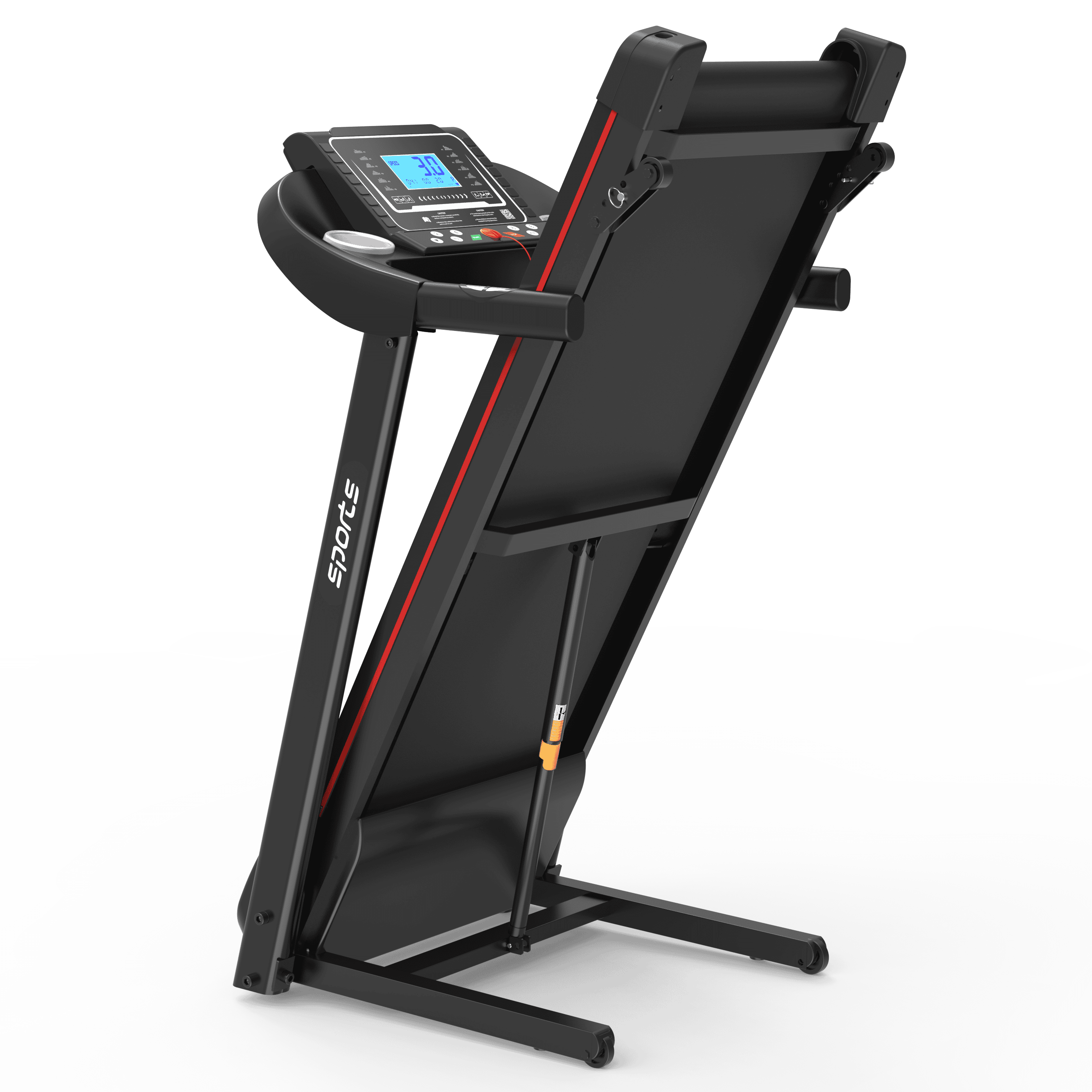 Fitshow App Home Foldable Treadmill with Incline, Folding Treadmill for Home Workout, Electric Walking Treadmill Machine 5" LCD Screen 250 LB Capacity Bluetooth Music