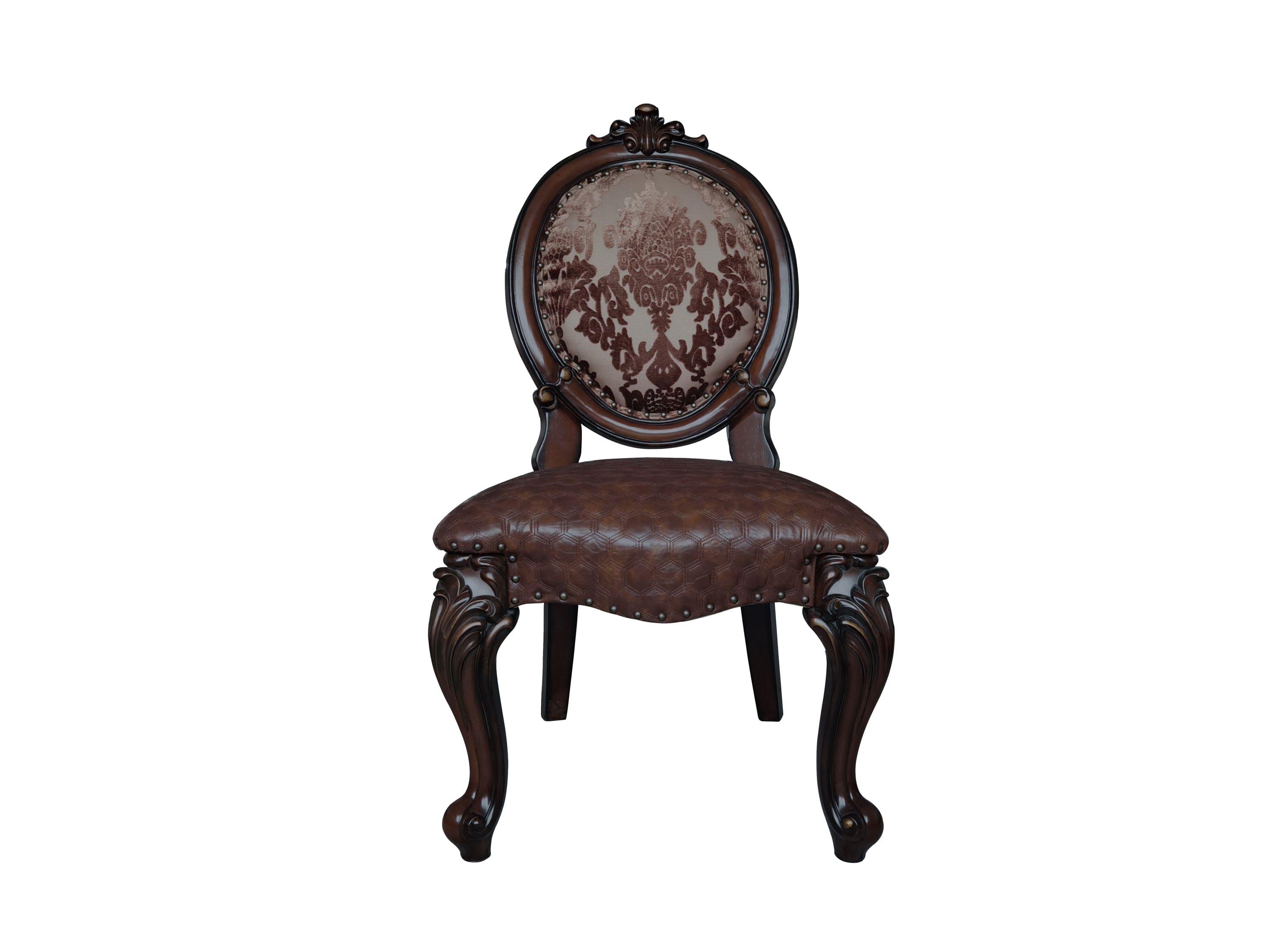 ACME Versailles  Side Chair (Set-2), Cherry Finish DN01392