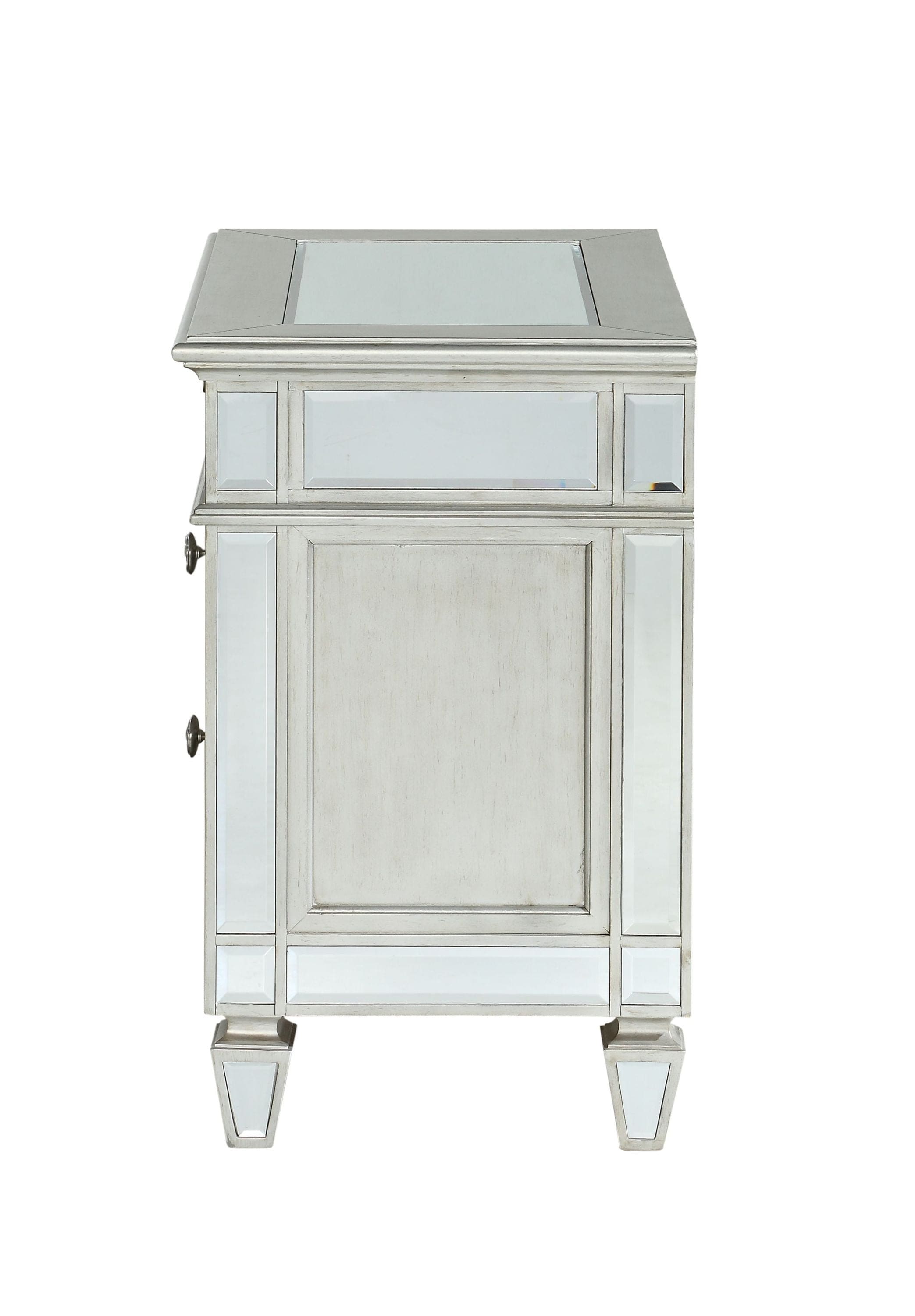 ACME Varian Nightstand in Mirrored 26153