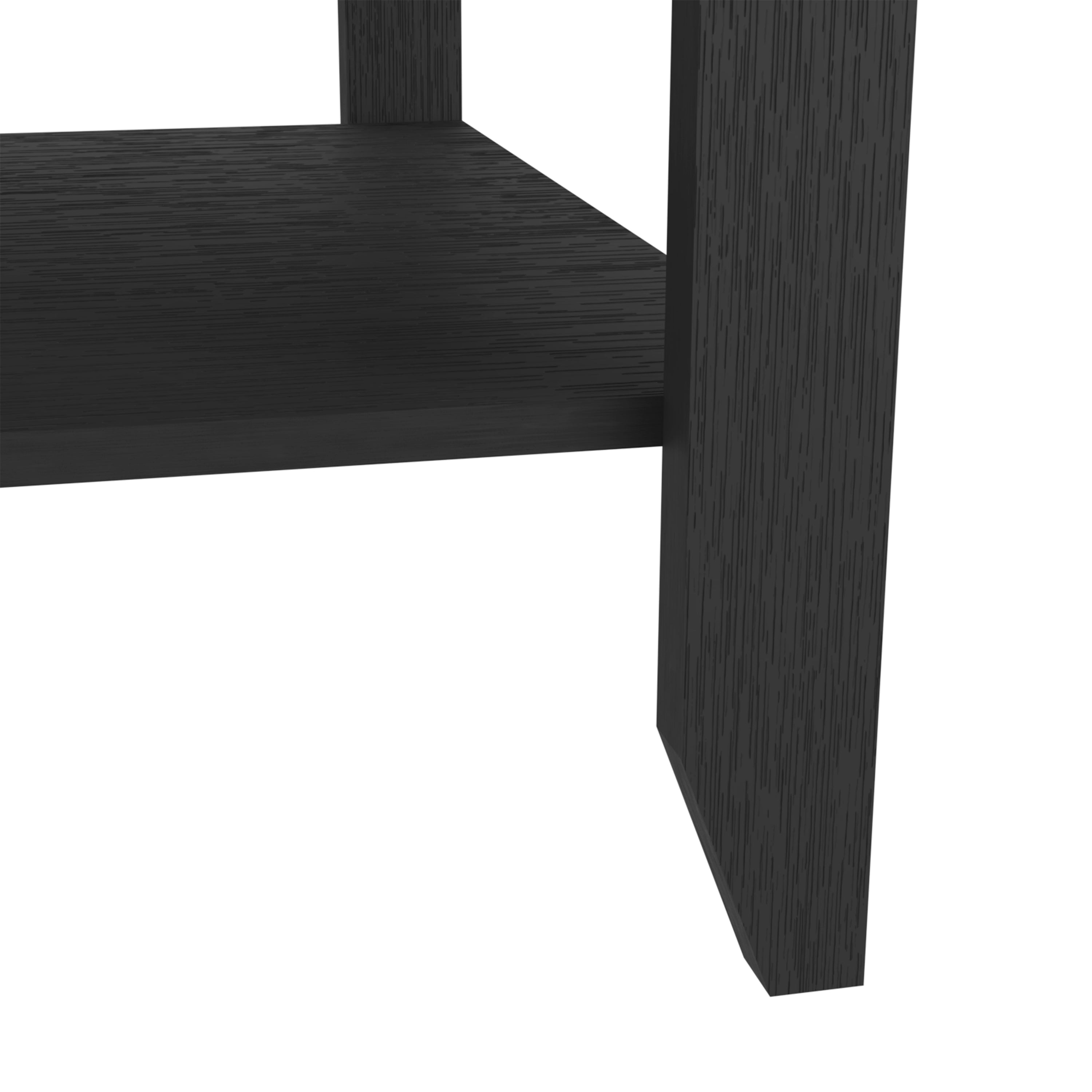 Coffee Table San Jose, One Shelf, Black Wengue Finish