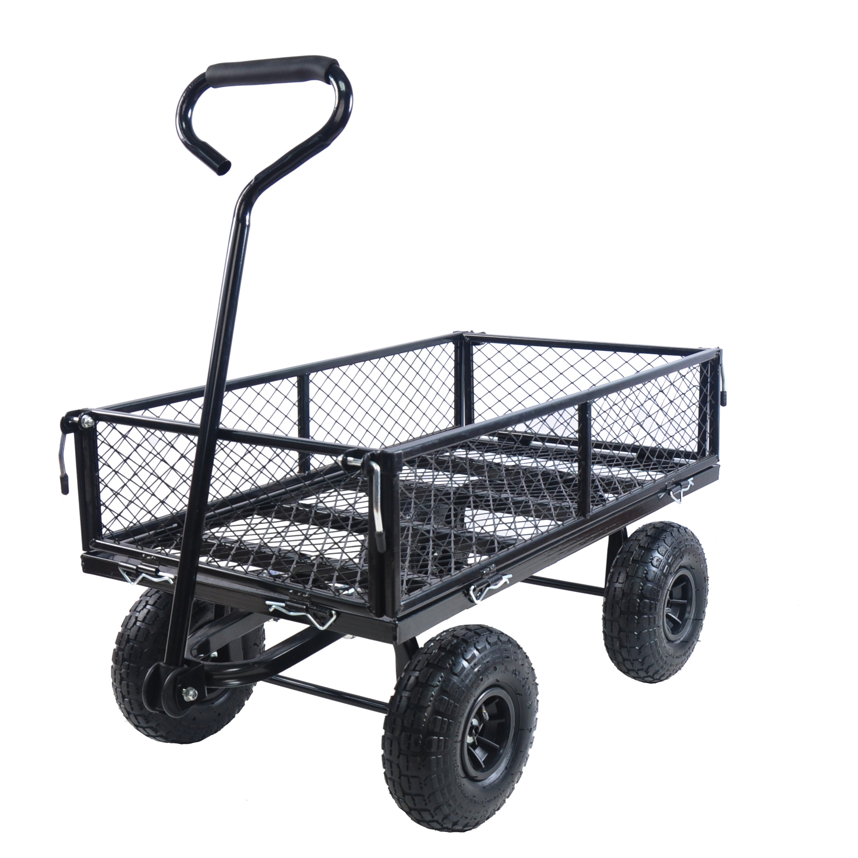 Wagon Cart Garden cart trucks make it easier to transport firewood TC1840BKG