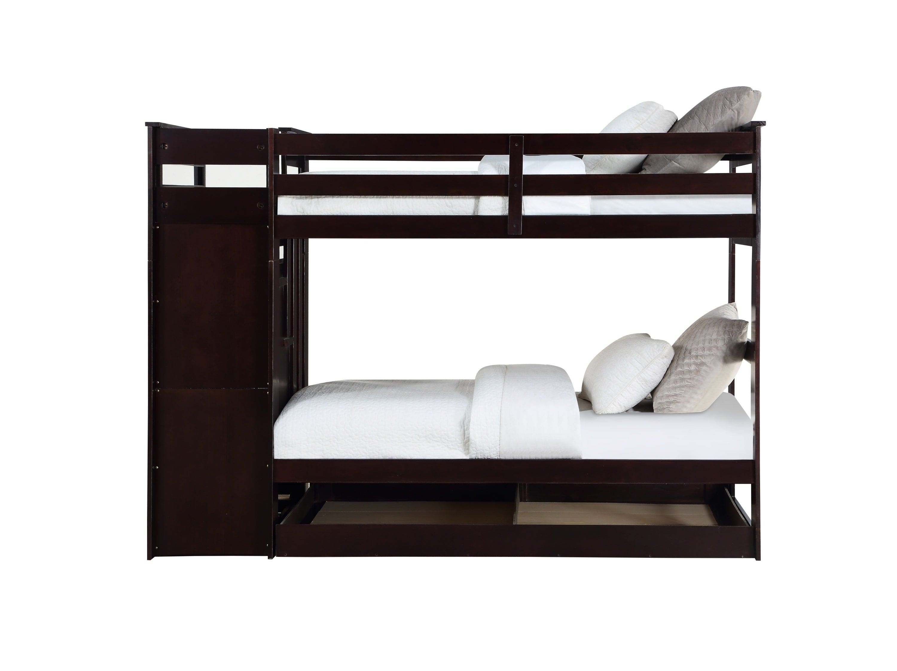 ACME Allentown Bunk Bed (Twin/Twin & Storage) in Espresso 10170W