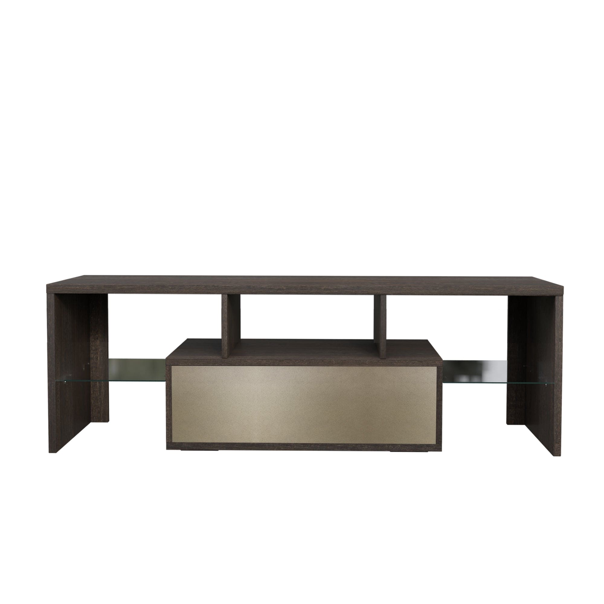 Modern TV stand  Brown + white TV bracket